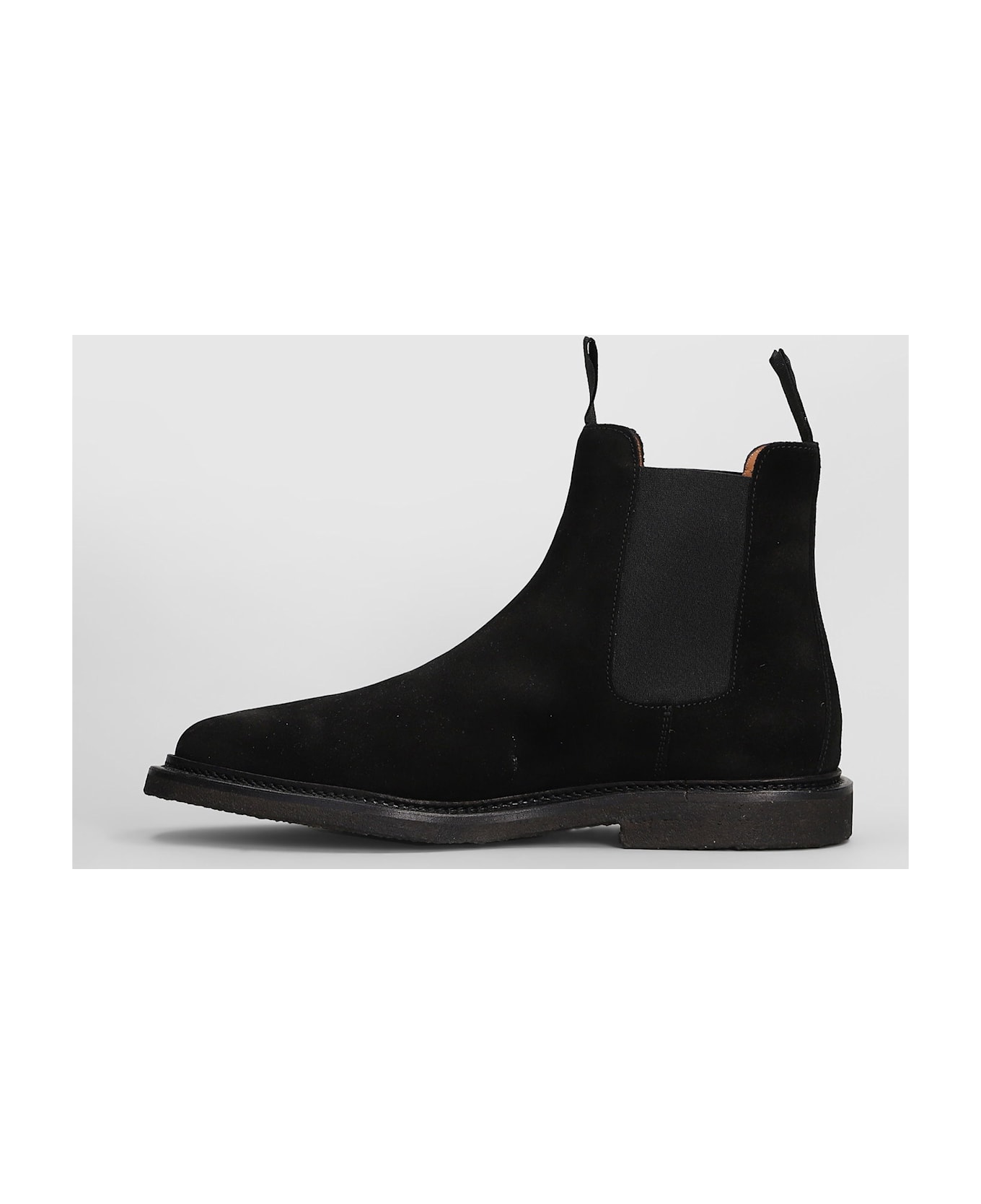 Common Projects Chelsea Ankle Boots In Black Suede - black