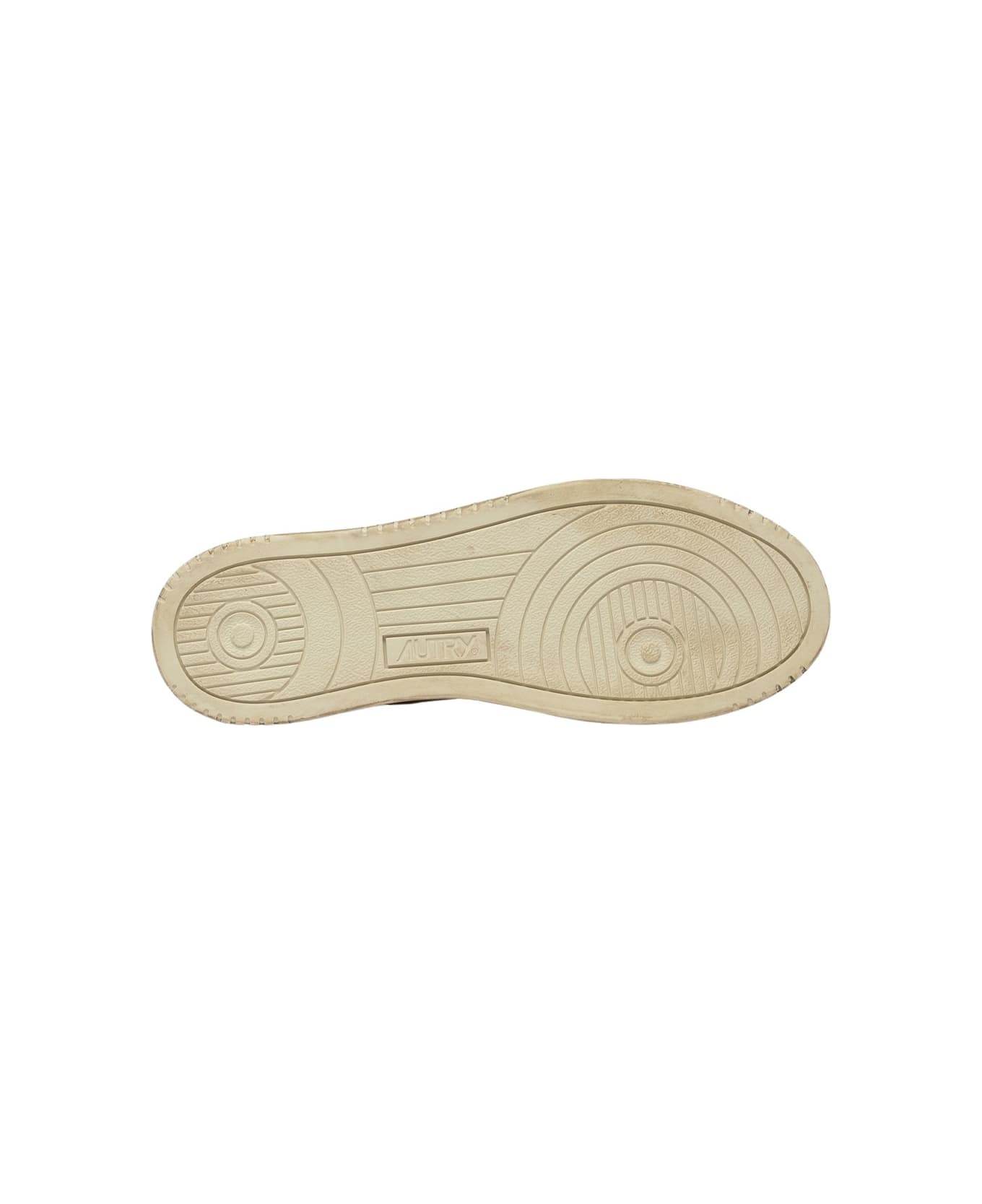 Autry Supvint Lowleat Suede Lizard Silv - Lizard Silv