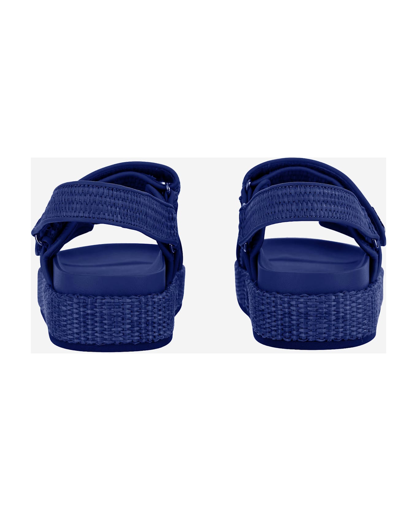 Tory Burch Kira Intrecciato Sandals - blue