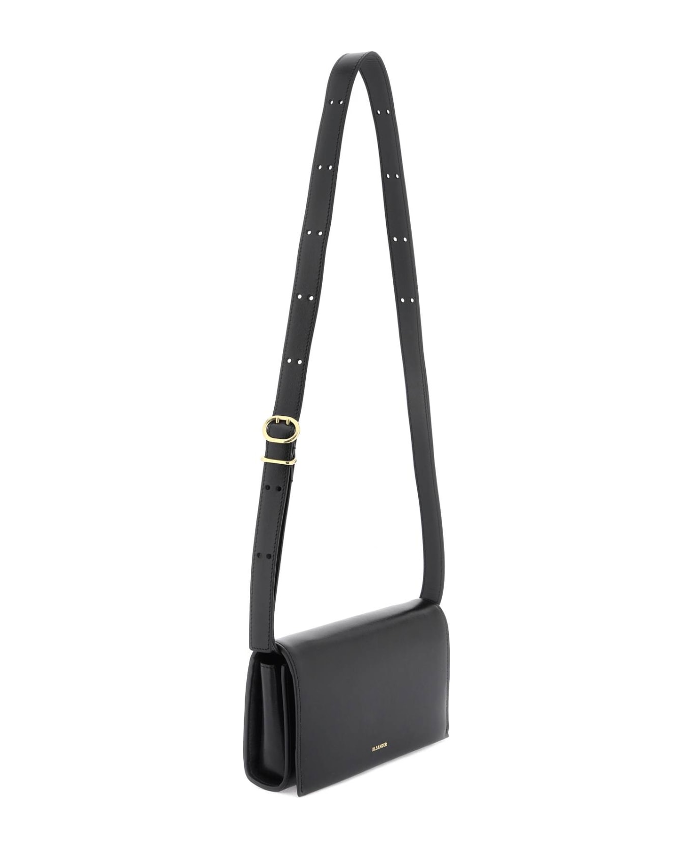 Jil Sander All Day Leather Bag - Black