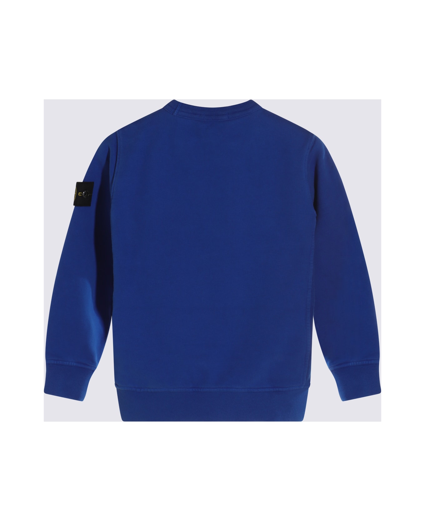 Stone Island Blue Cotton Sweatshirt - BRIGHT BLUE