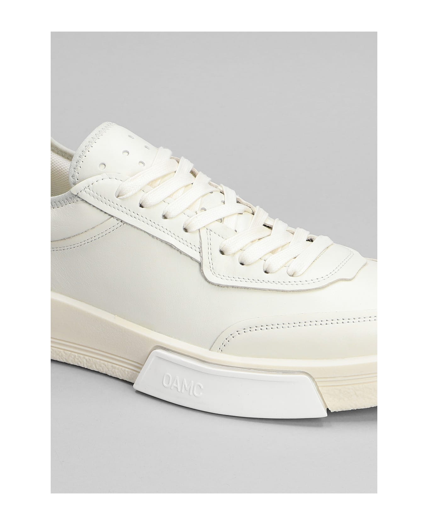 OAMC Cosmos Sneakers In White Leather