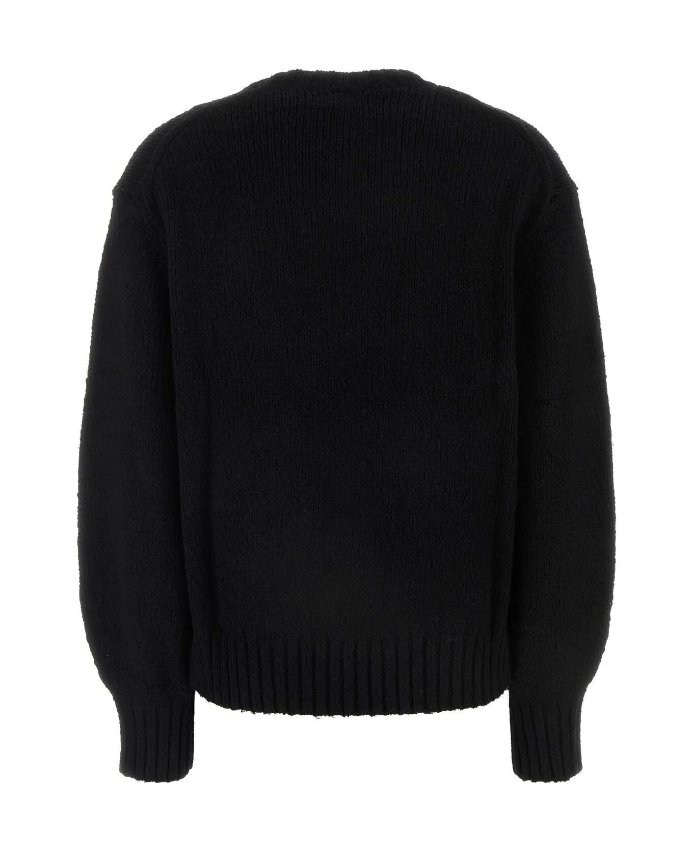 Polo Ralph Lauren Black Wool Blend Sweater Polo Ralph Lauren - BLACK