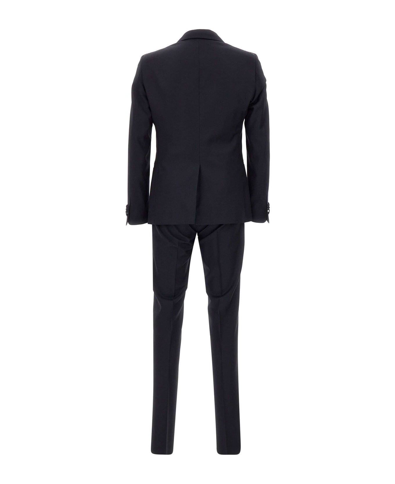 Corneliani Three-piece Fresh Wool Blend Suit - BLUE