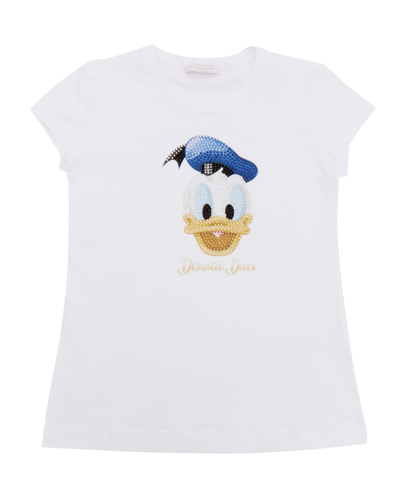 Monnalisa Duffy Duck T-shirt - WHITE Tシャツ＆ポロシャツ