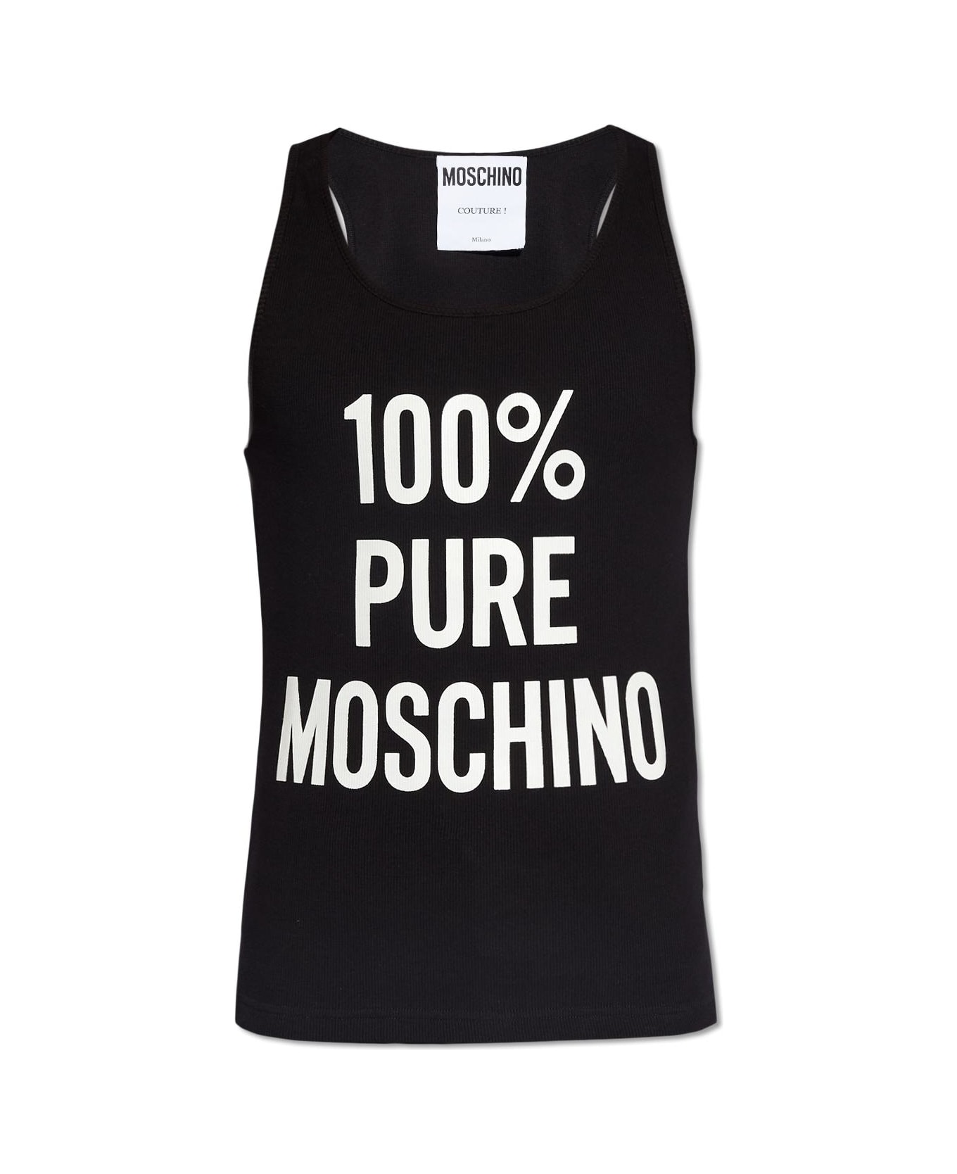 Moschino 100% Pure Tank Top - Black