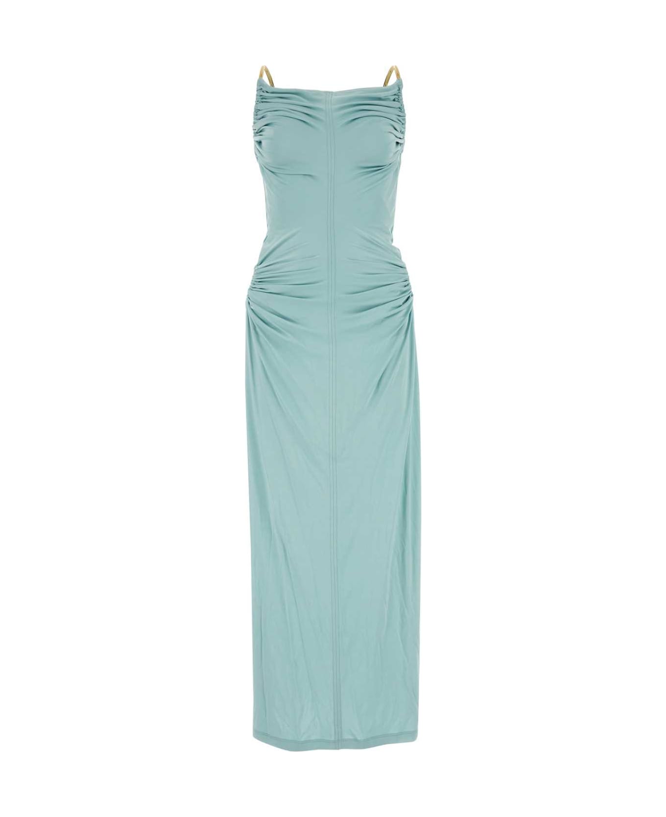 Bottega Veneta Sea Green Viscose Long Dress - MINT