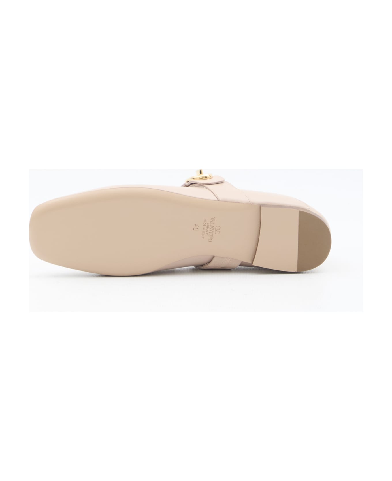 Valentino Vlogo Locker Ballerinas - Beige