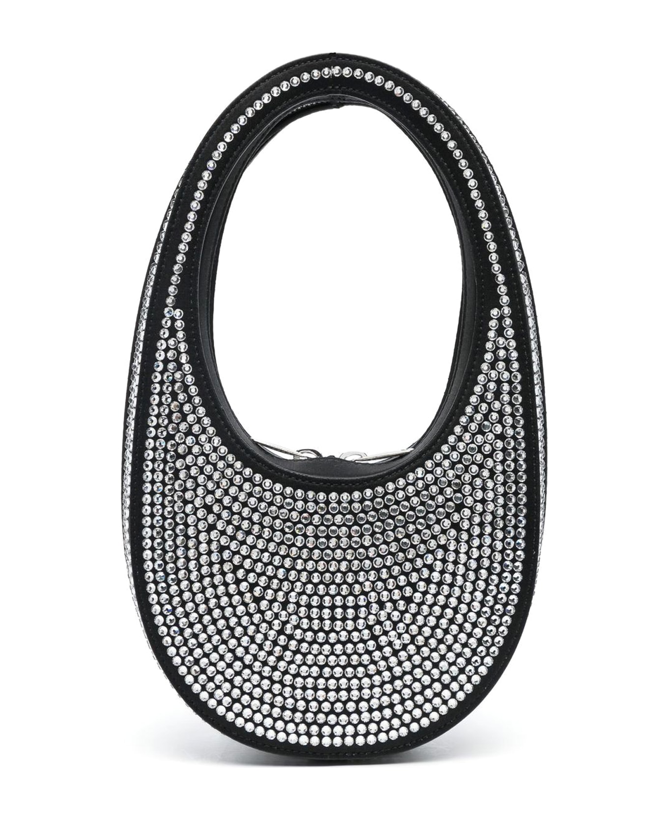 Coperni Crystal-embellished Mini Swipe Bag - Bkcs Black Crystal