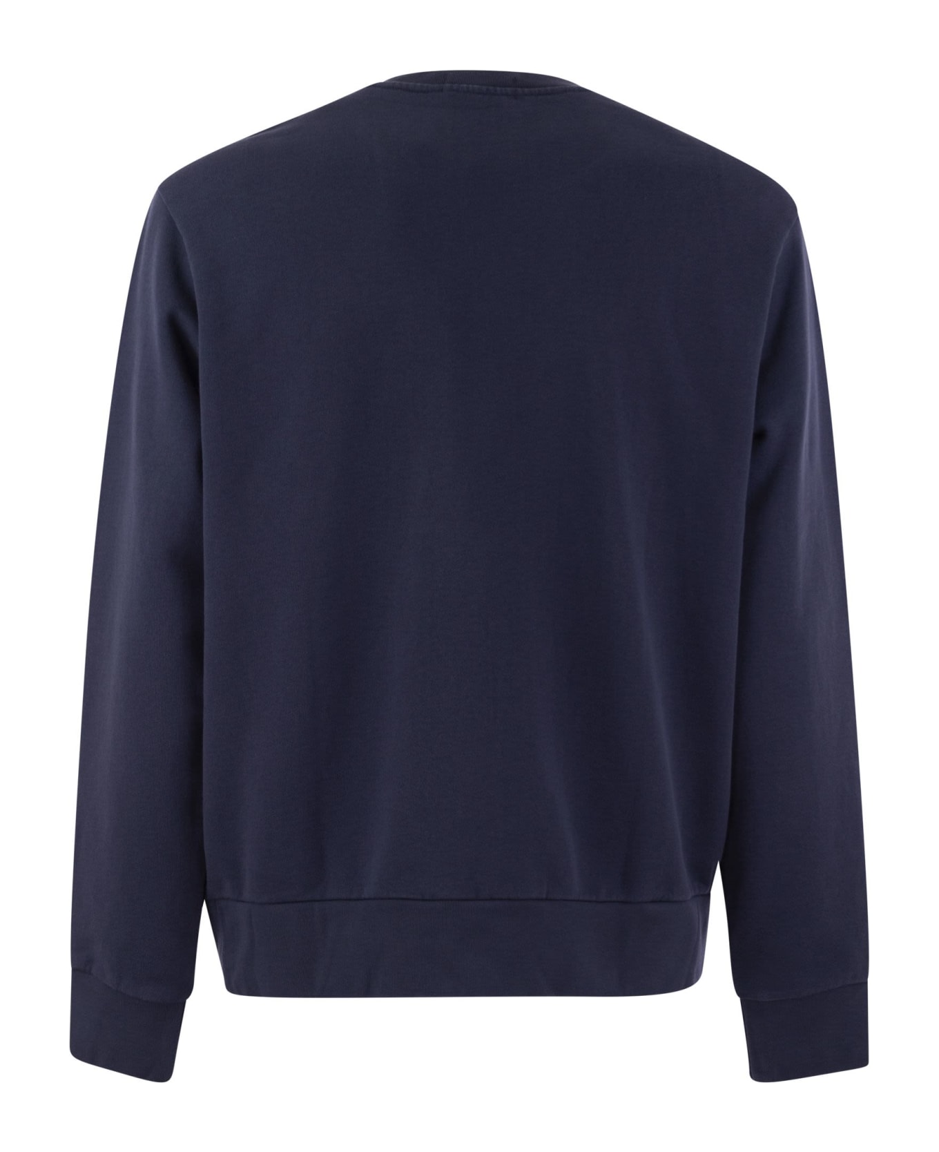 Polo Ralph Lauren Classic-fit Cotton Sweatshirt - Navy Blue