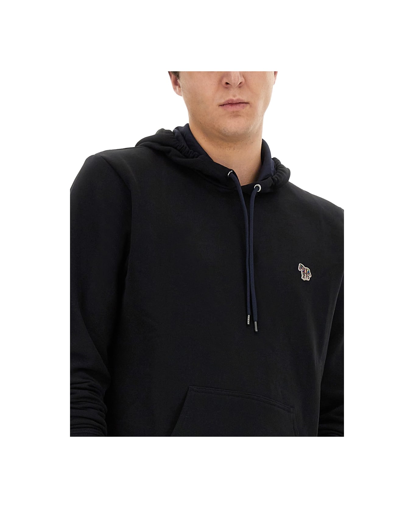 PS by Paul Smith Sweatshirt With Logo Patch - BLUE