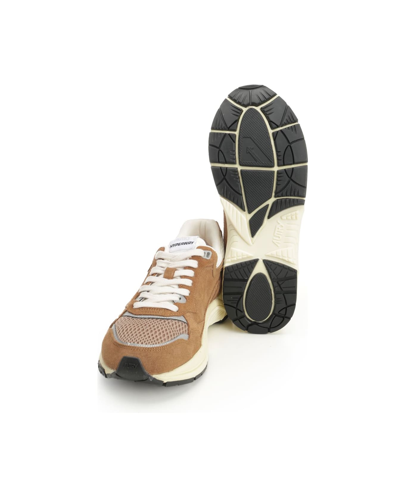Autry 'hyperway' Sneakers - Cigar Silv