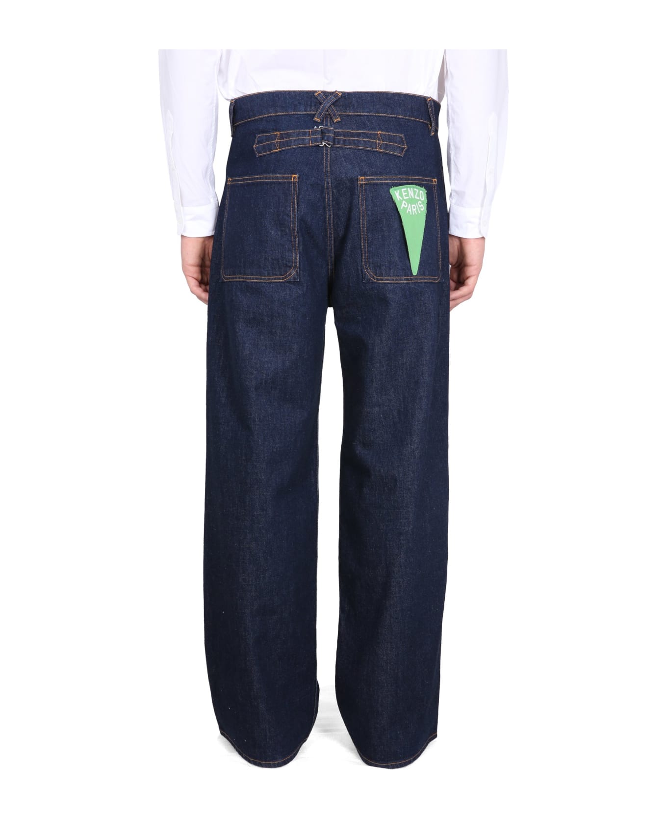 Kenzo Loose Fit Jeans - DENIM