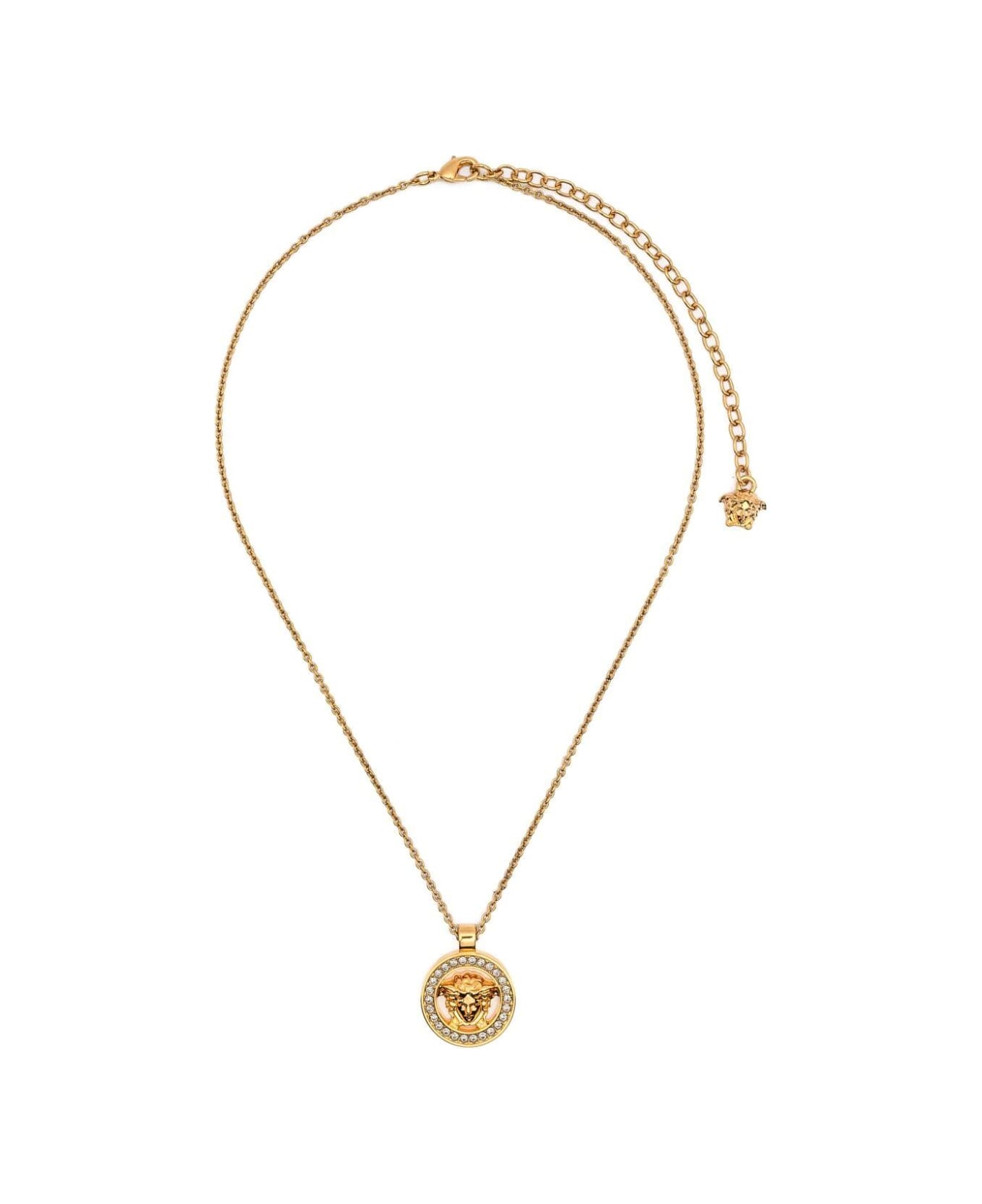 Versace Necklace Metal Strass - Versace Gold Black