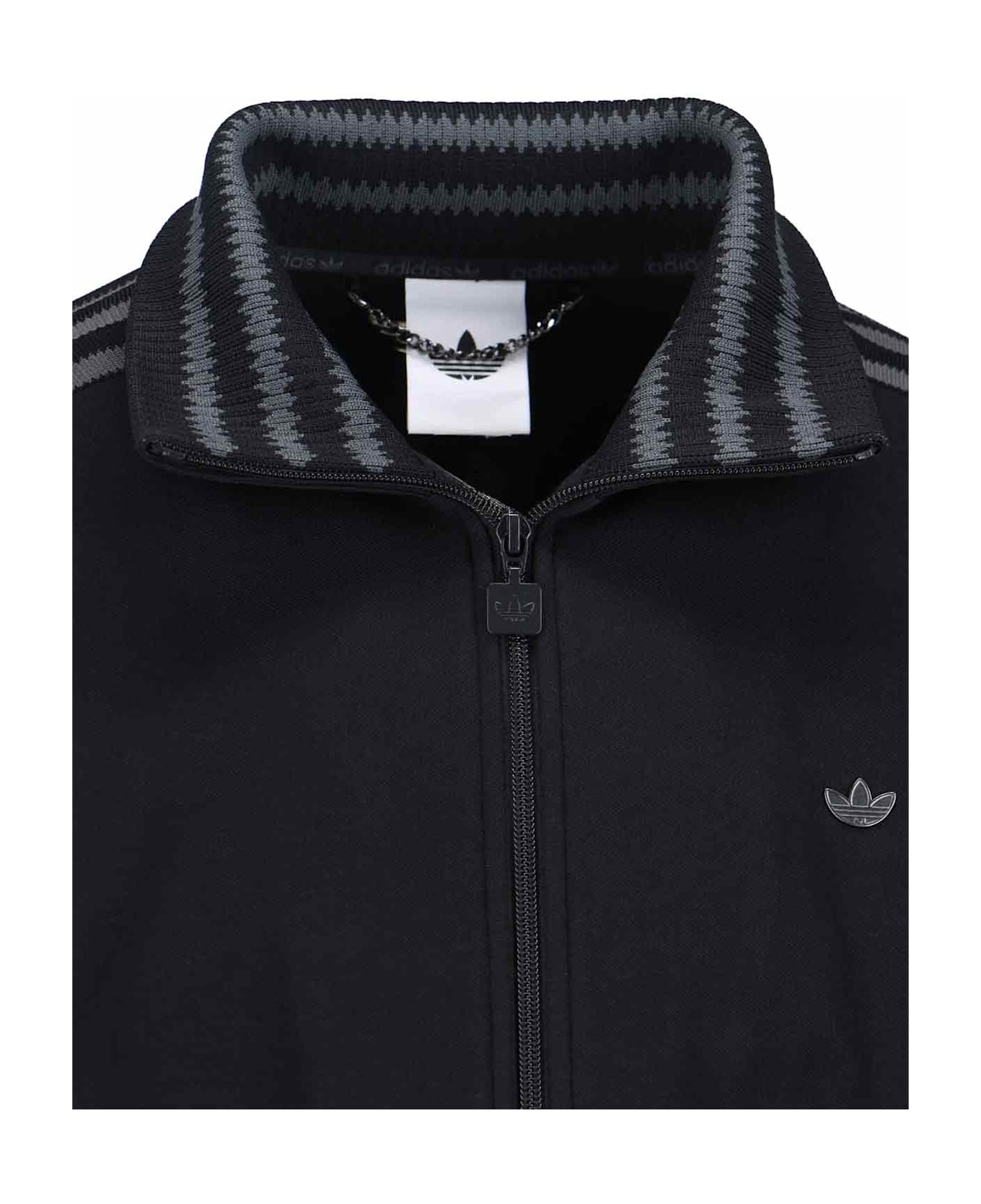 Adidas 
track Premium
 Zip Sweatshirt - BLACK