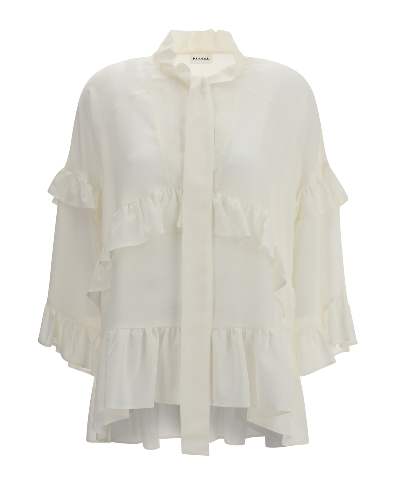 Parosh Ruffle Blouse