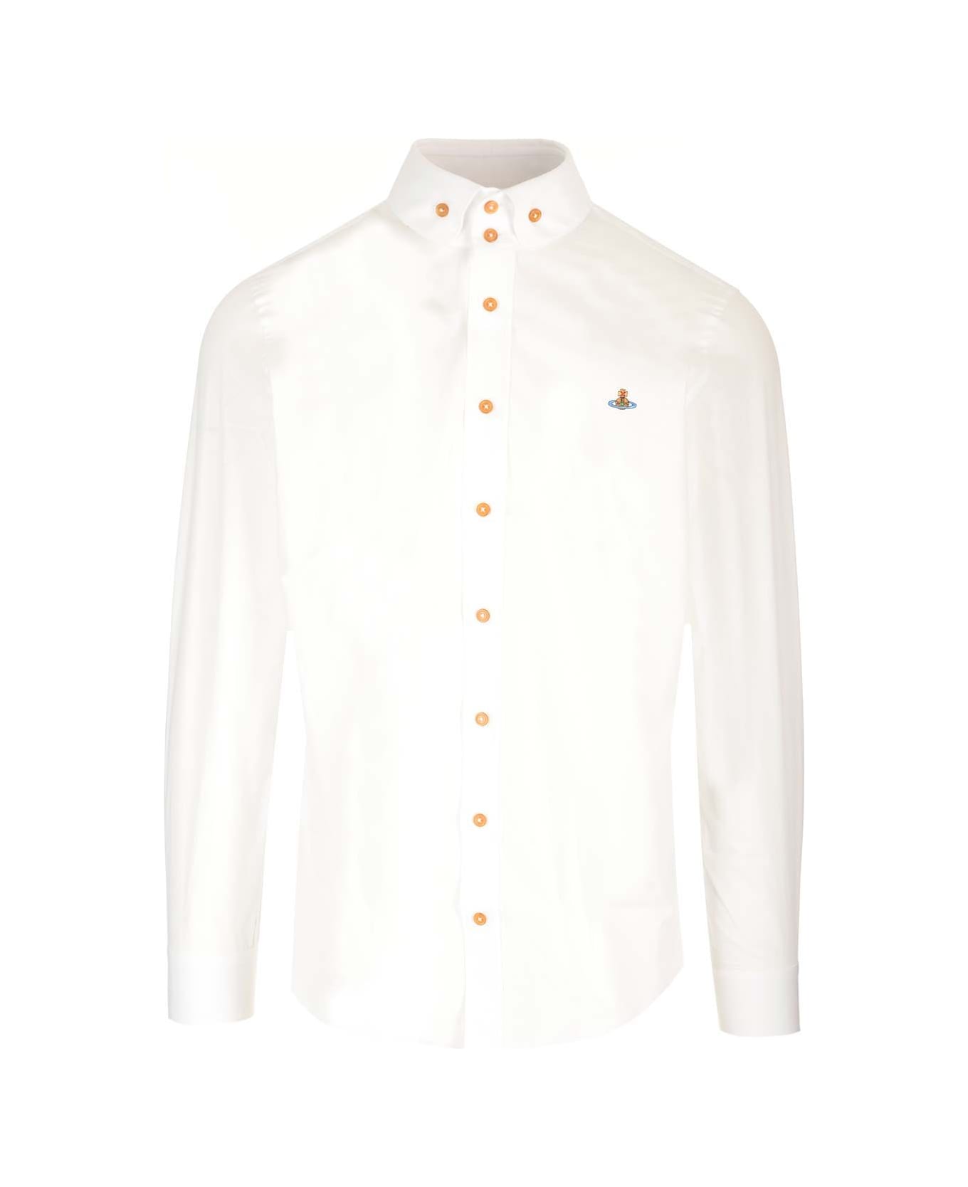 Vivienne Westwood Blue Shirt - WHITE