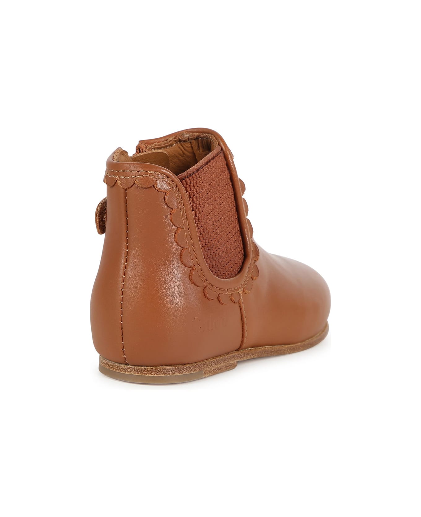 Chloé Brown Chelsea Ankle Boots - Brown