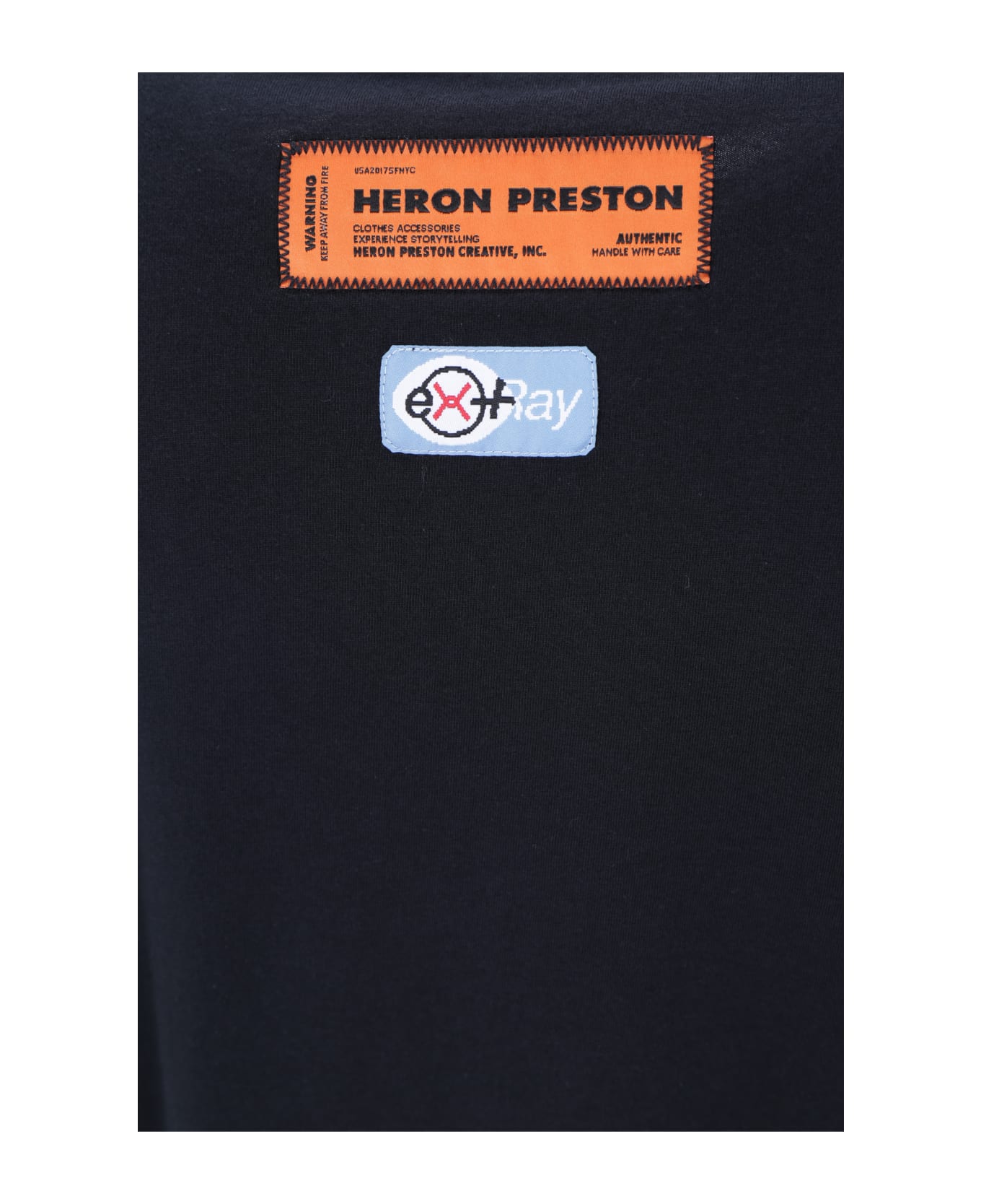 HERON PRESTON Nf Ex-ray T-shirt - Black No C