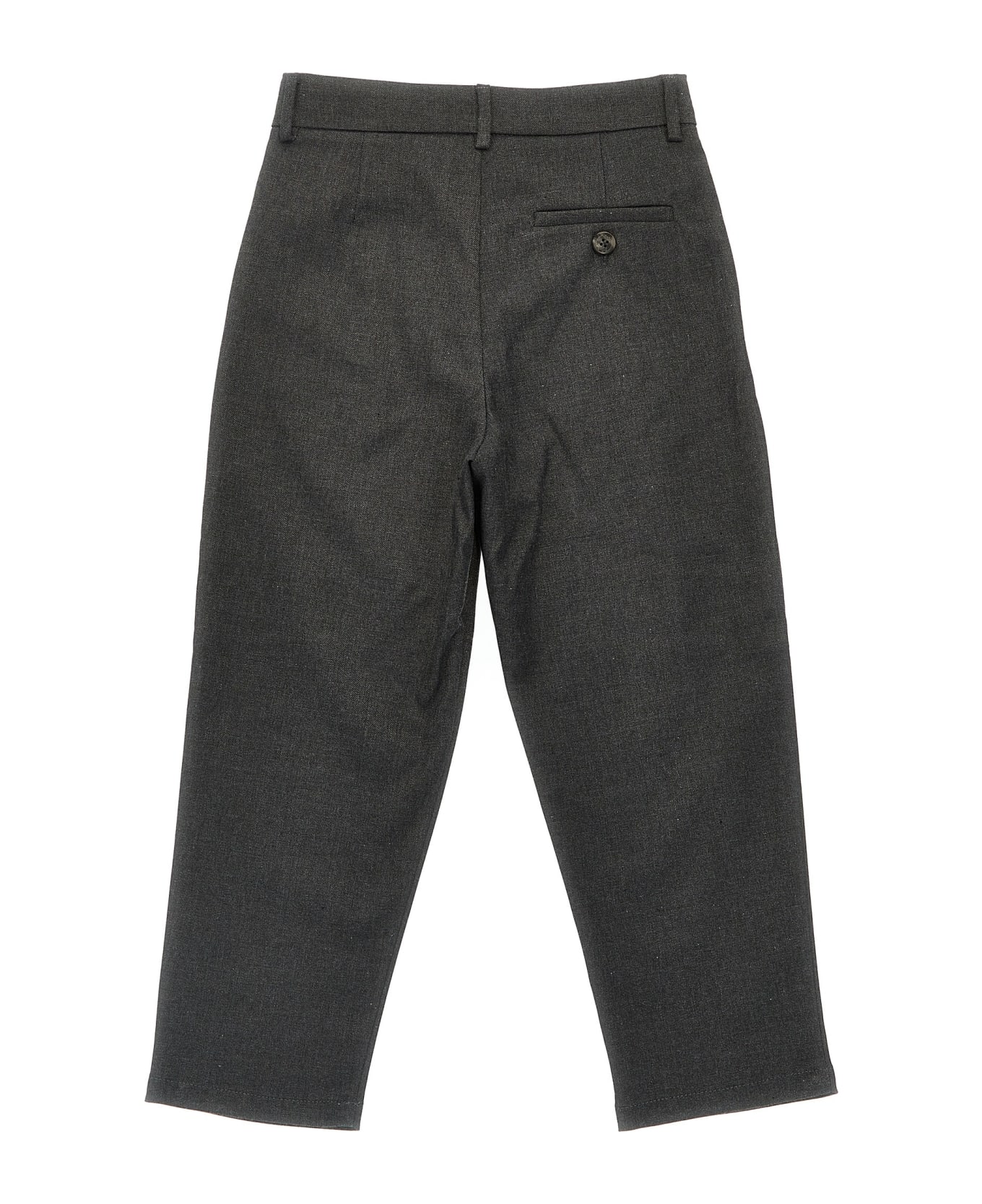 Douuod Front Pleat Pants - Gray