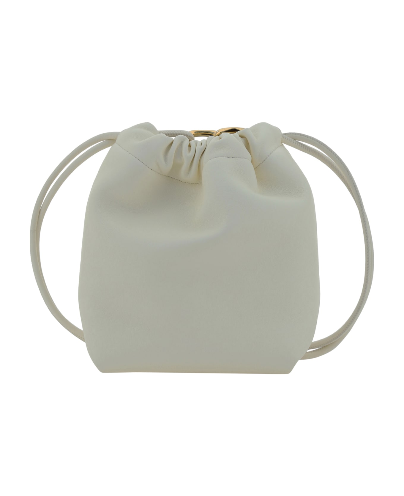 Valentino Garavani Mini Pouf Bucket Bag - Ivory