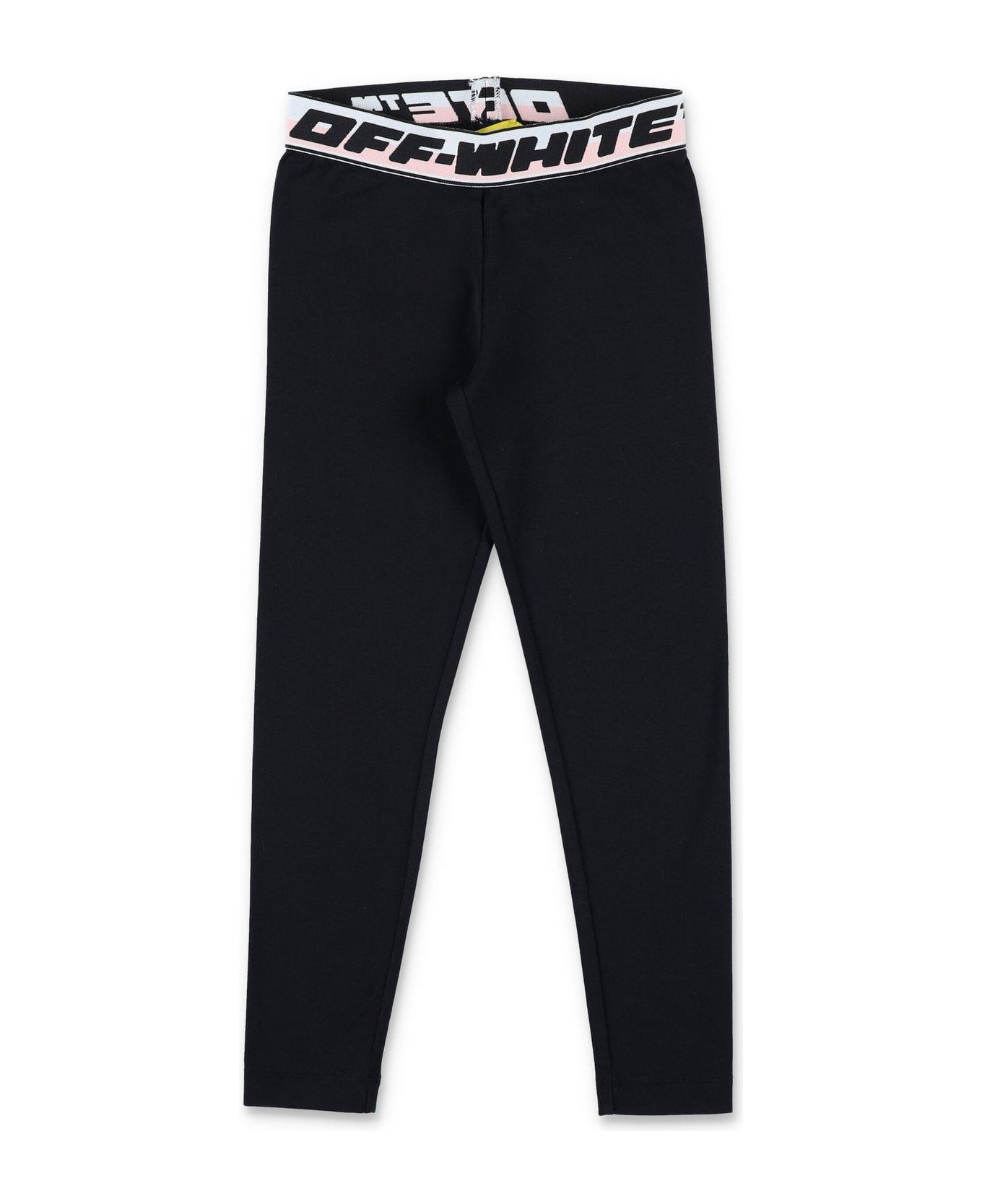 Off-White Stretched Mid Rise Leggings - Nero
