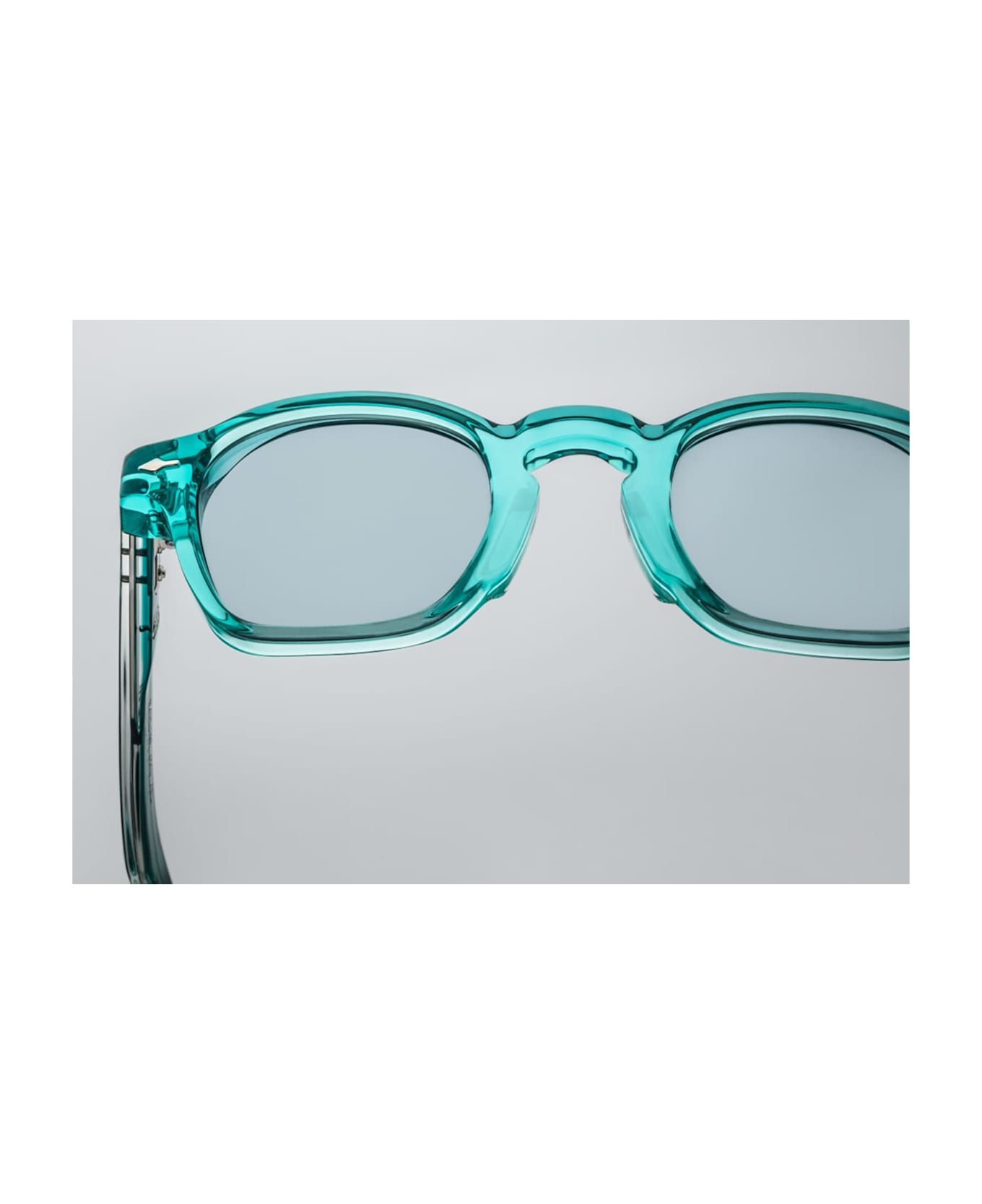 Jacques Marie Mage Zephirin - Crystal Turquoise Sunglasses - burgundy