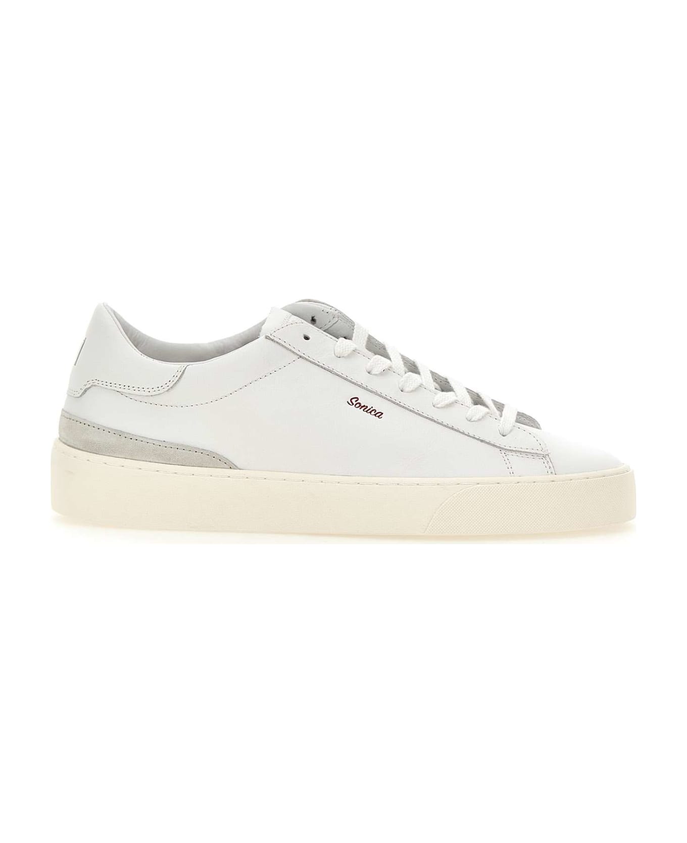 D.A.T.E. "sonica Calf" Leather Sneakers - WHITE スニーカー