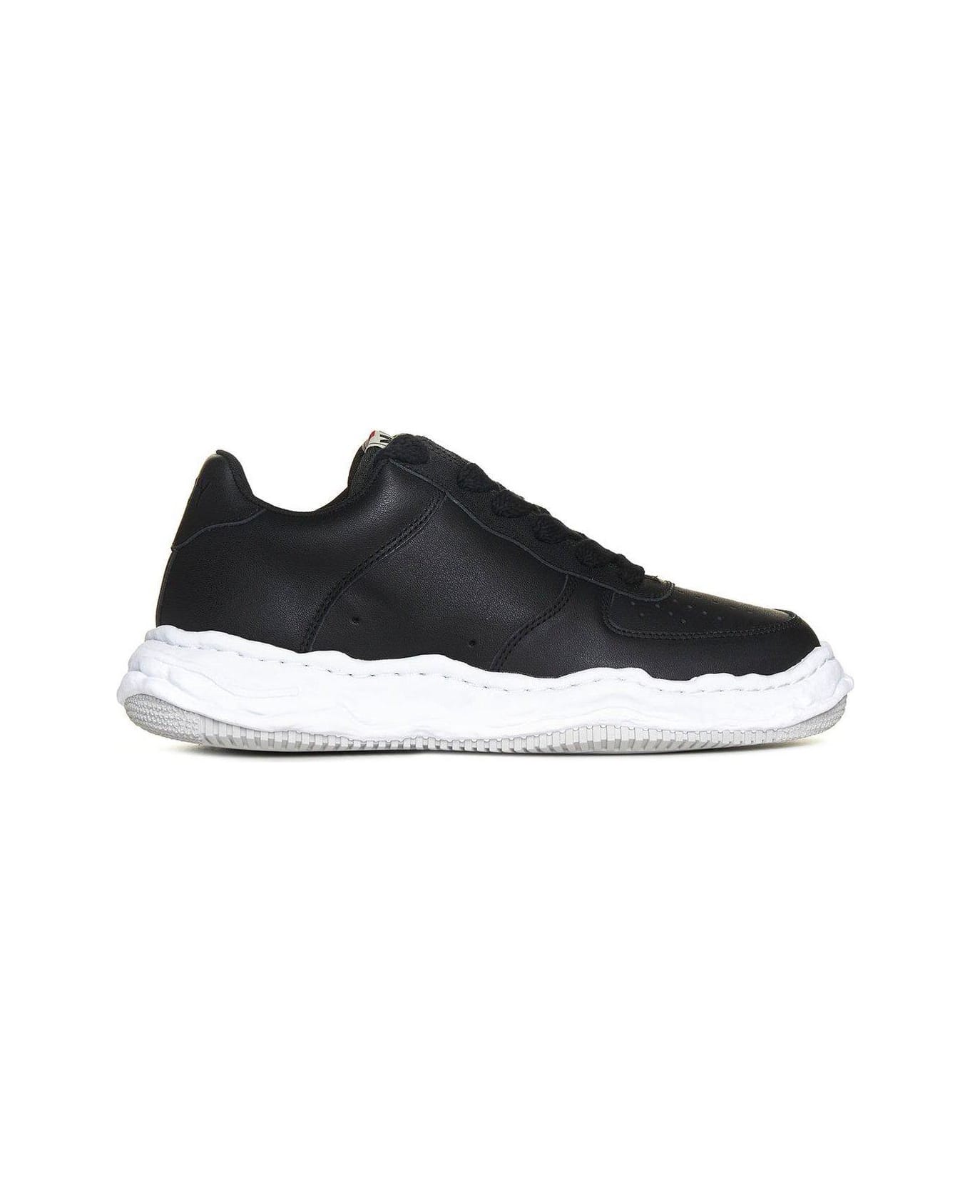 Mihara Yasuhiro Wayne Original Lace-up Sneakers - BLACK