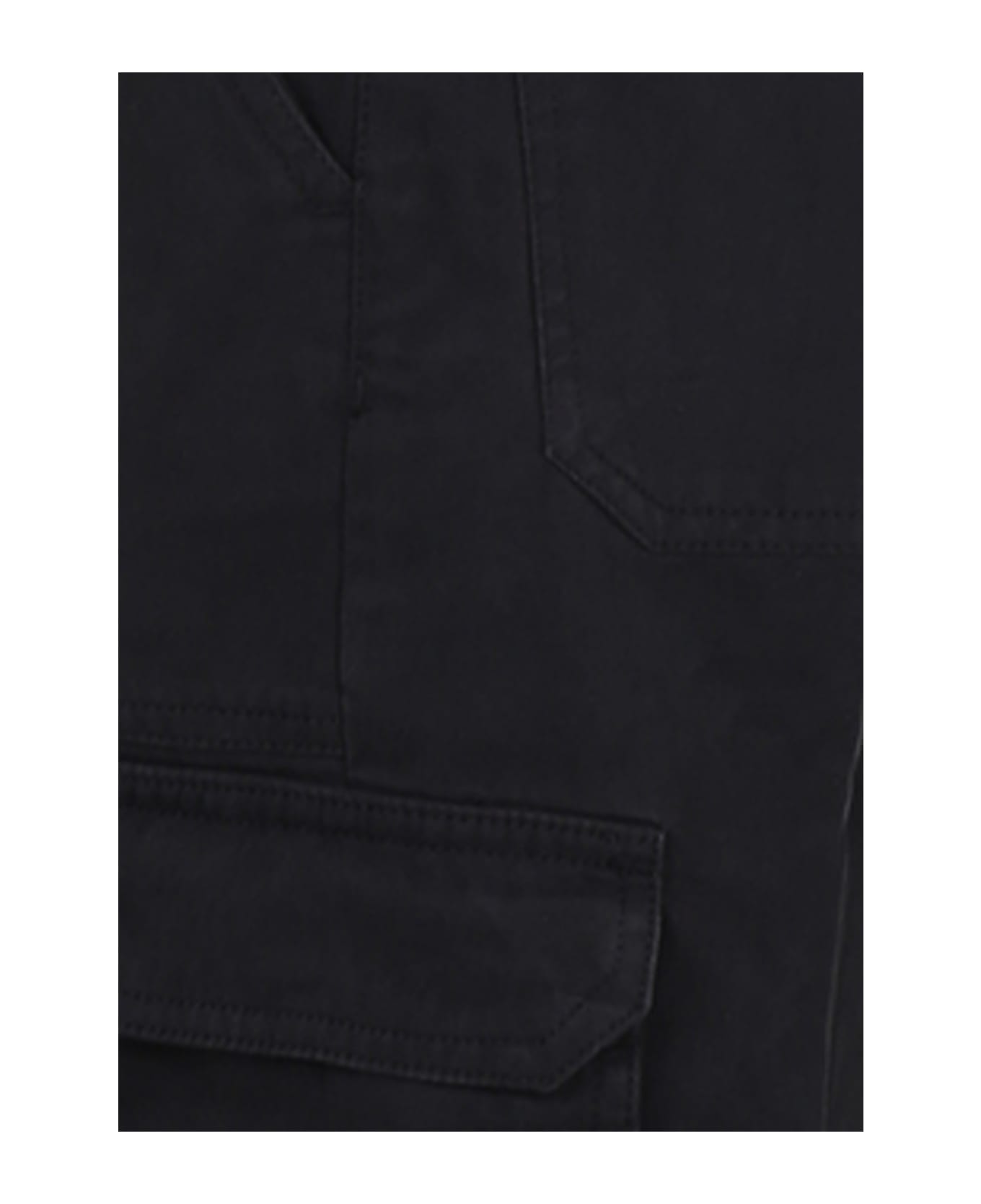 Diesel Black Trousers For Girl - Black