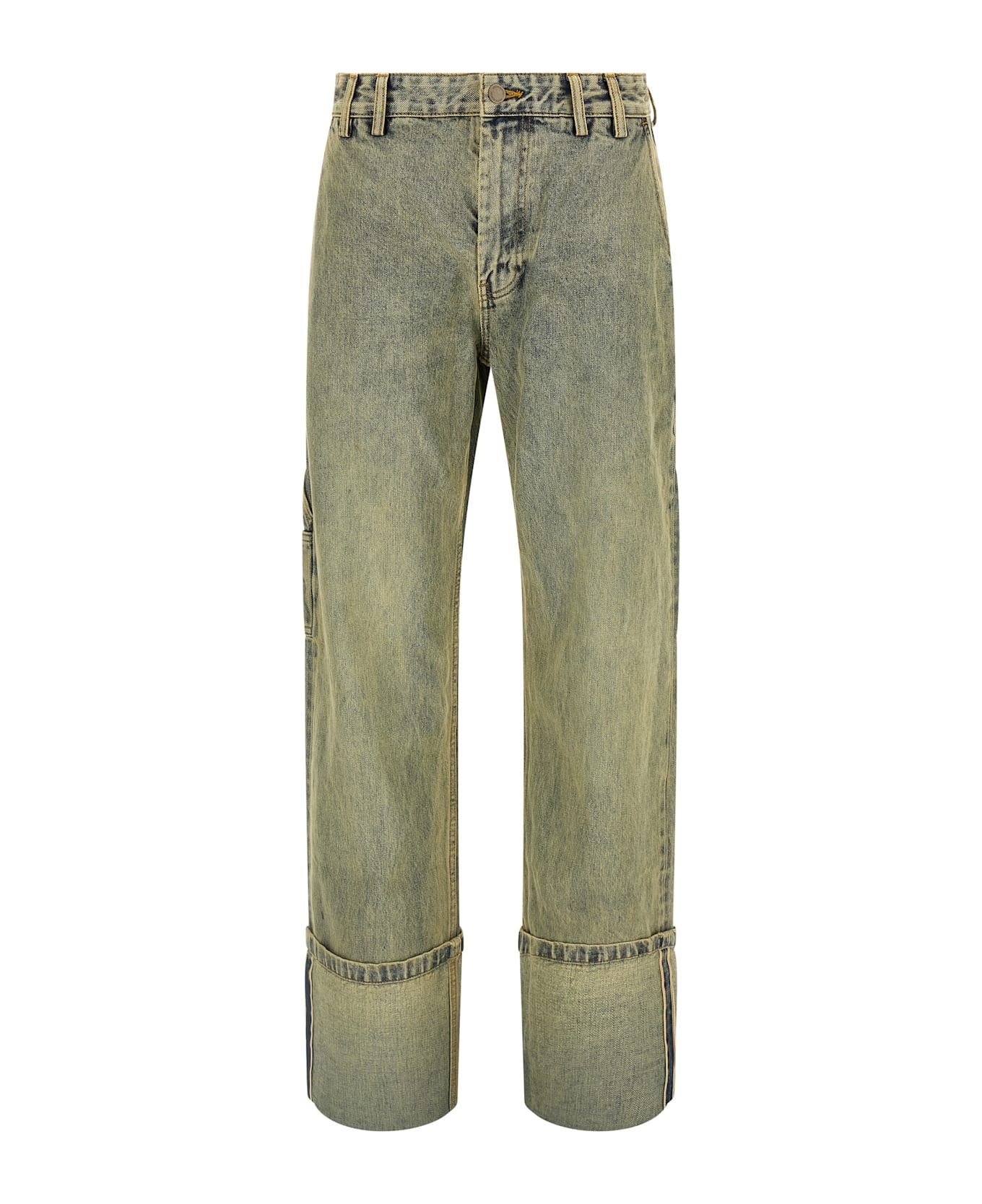 Entire Studios 'cuff Surface Wave' Jeans - Sw Surfacewave