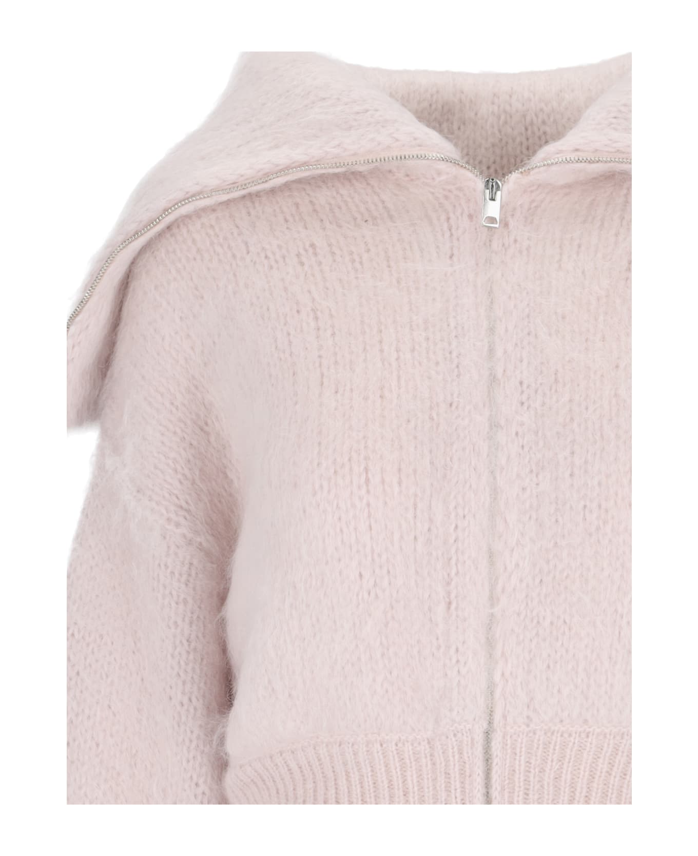 Sa Su Phi Zip Sweater - Pink