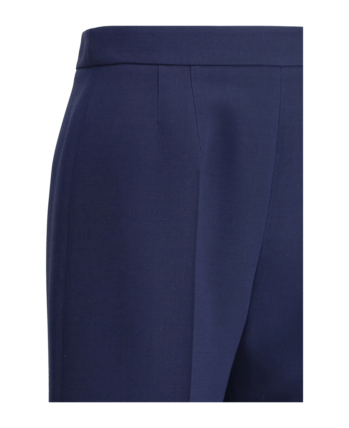 Valentino Garavani Virgin Wool Pants - Blue