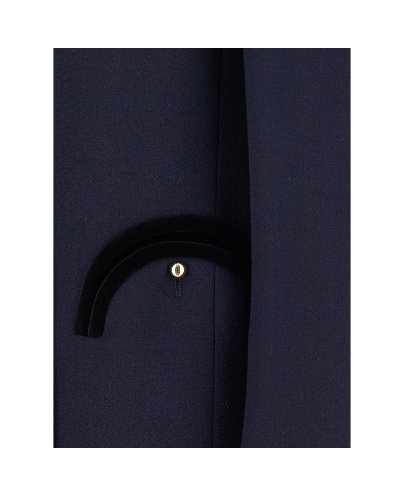 Blazé Milano 'resolute' Navy Blue Double-breasted Jacket With Peak Revers In Wool Woman - Blu