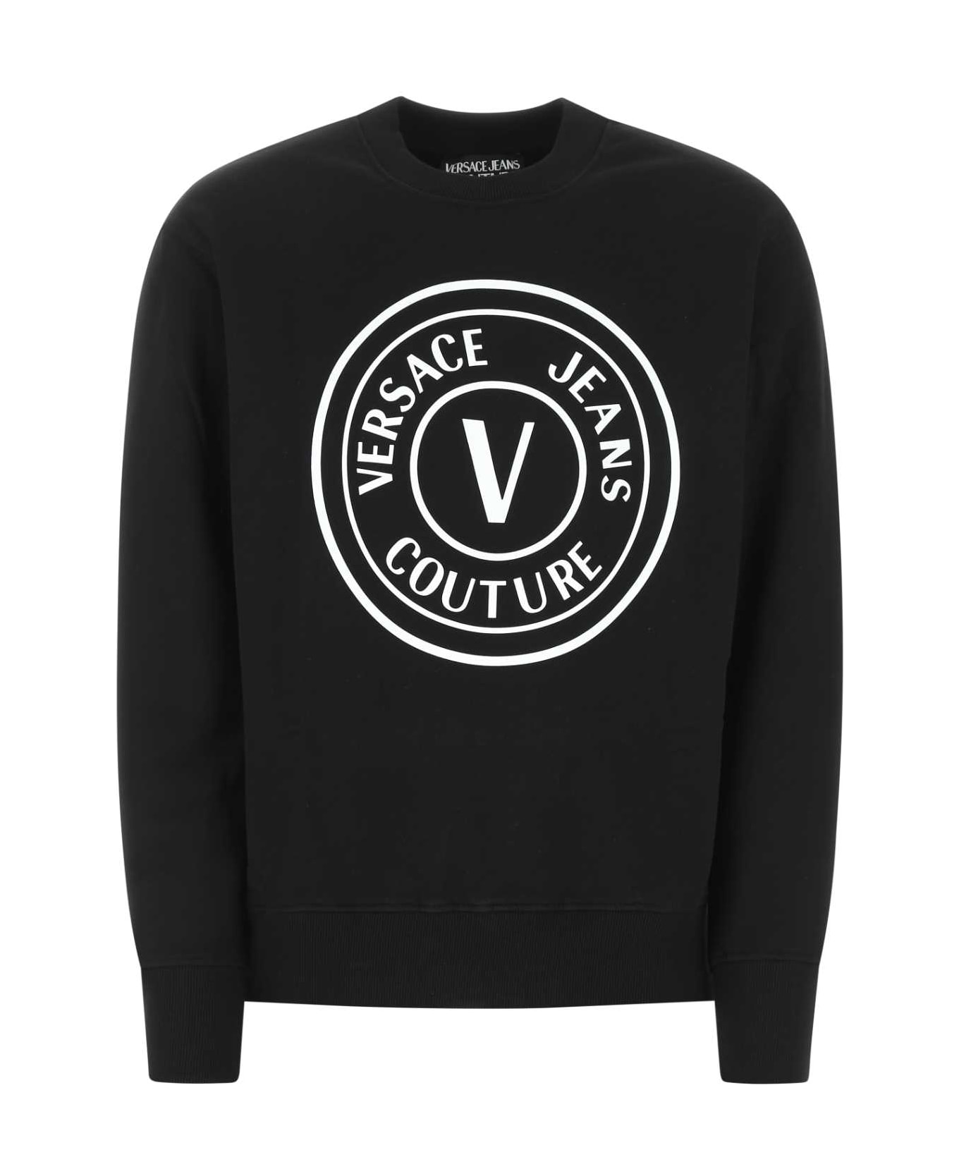Versace Jeans Couture Black Cotton Sweatshirt - 899