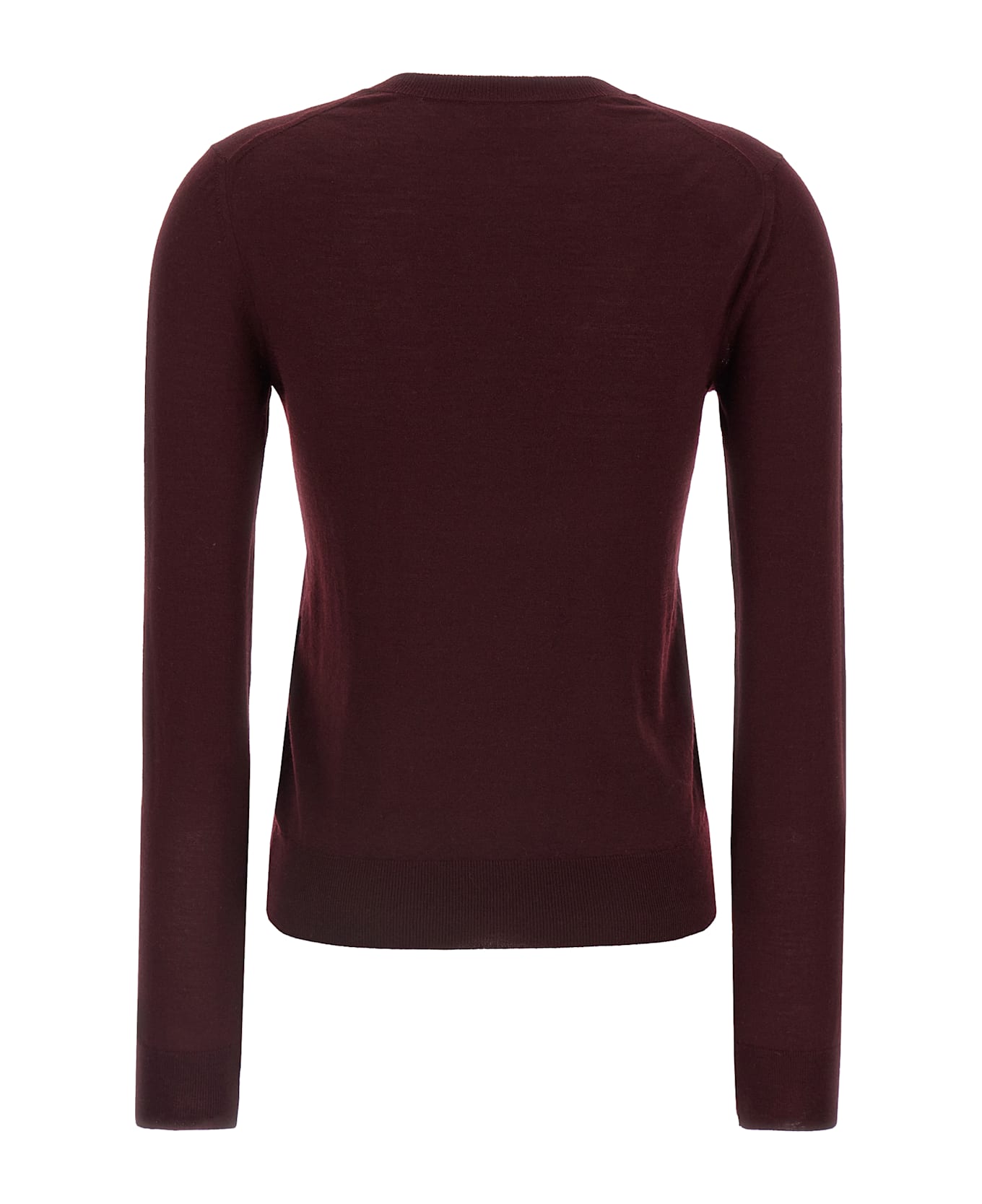 Saint Laurent Wool Sweater - Bordeaux