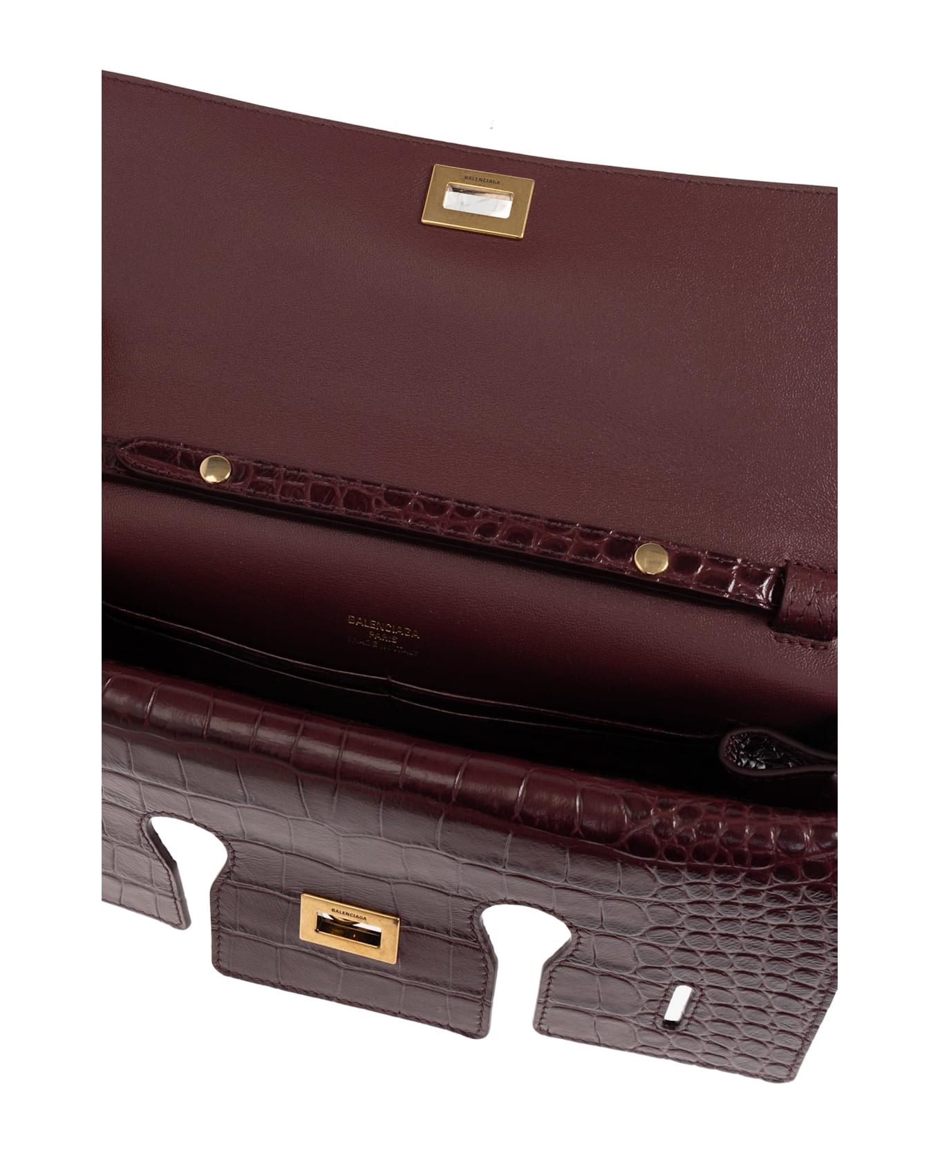 Balenciaga Handbag 'bel Air' - DARK BURGUNDY