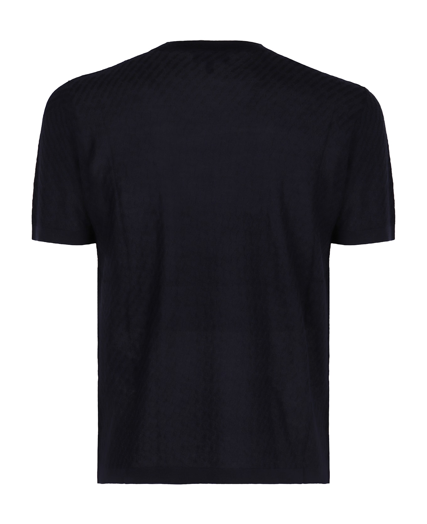 Emporio Armani Knitted T-shirt - blue