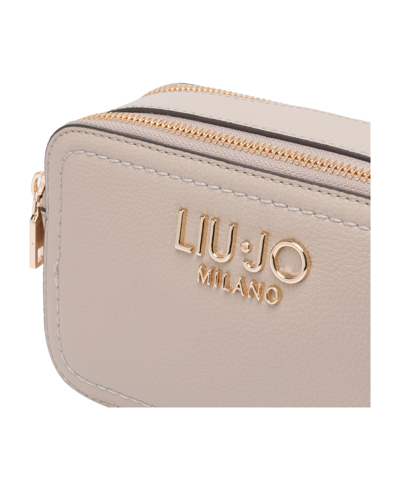 Liu-Jo Logo Crossbody Bag - Beige