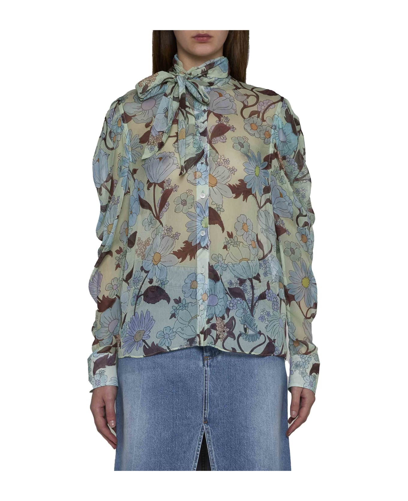 Stella McCartney Shirt - Multicolor mint ブラウス