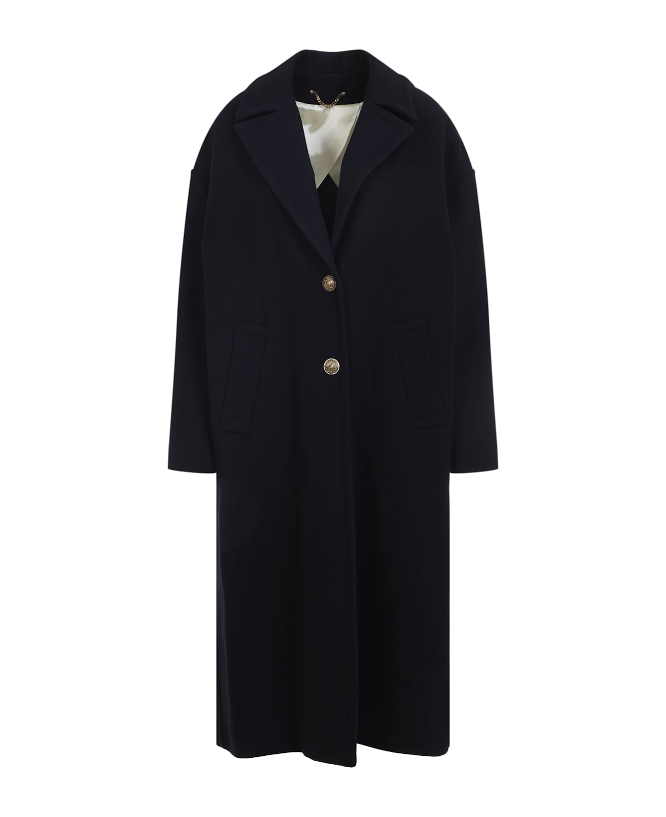 Golden Goose Cocoon Coat - Dark Blue