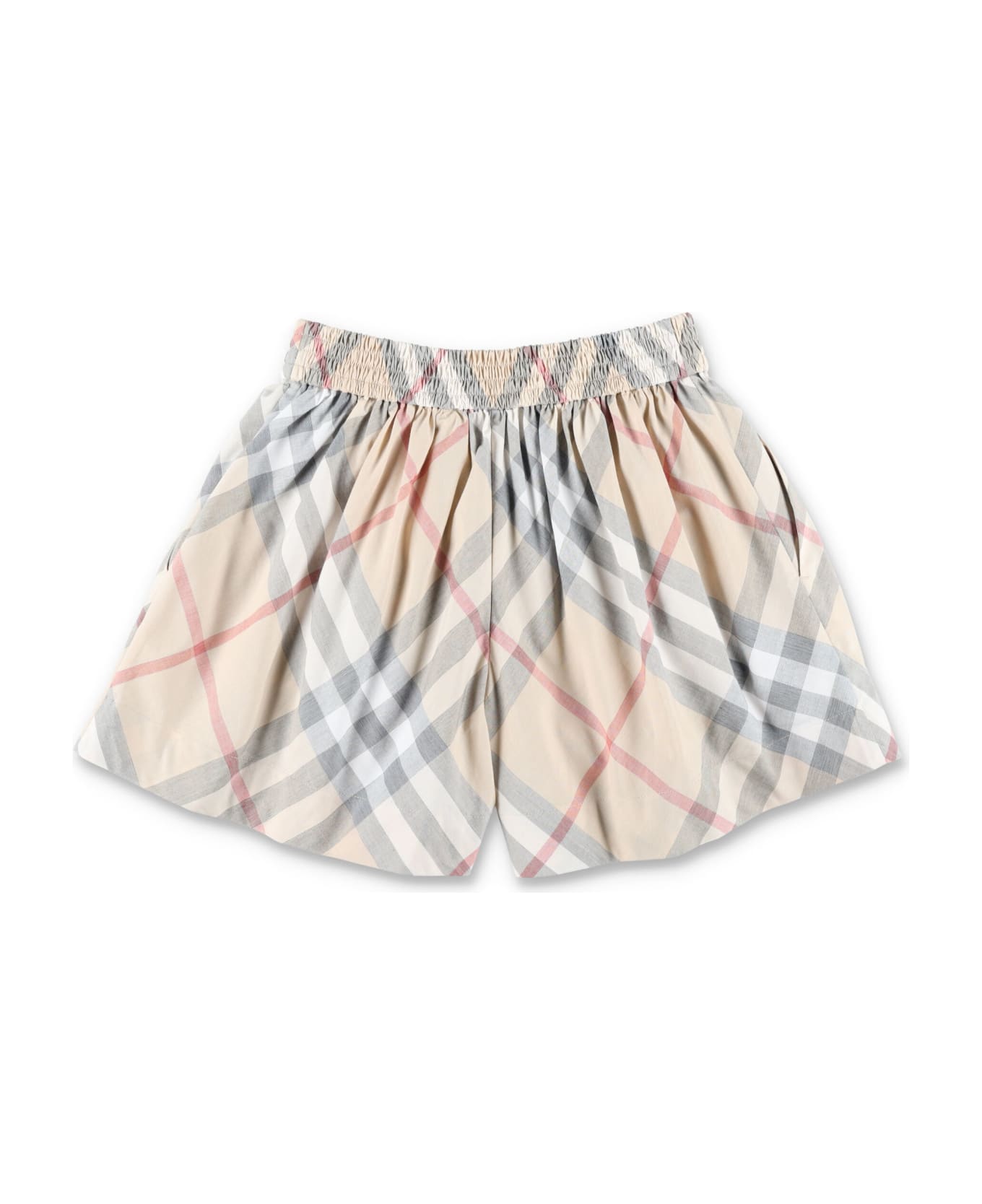 Burberry Kid - Shorts Check - PALE STONE IP CHECK