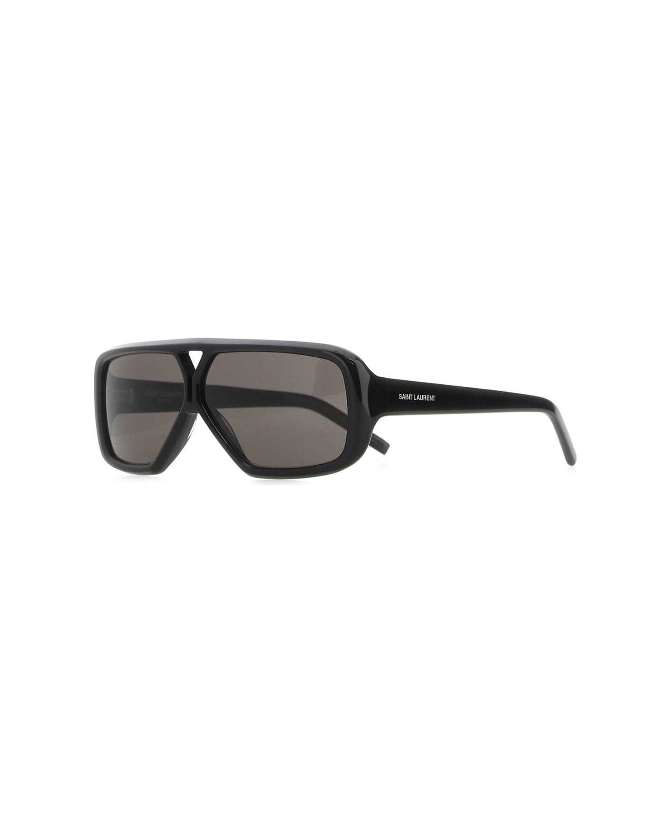 Saint Laurent Sl 569 Y Aviator Sunglasses - BLACK サングラス
