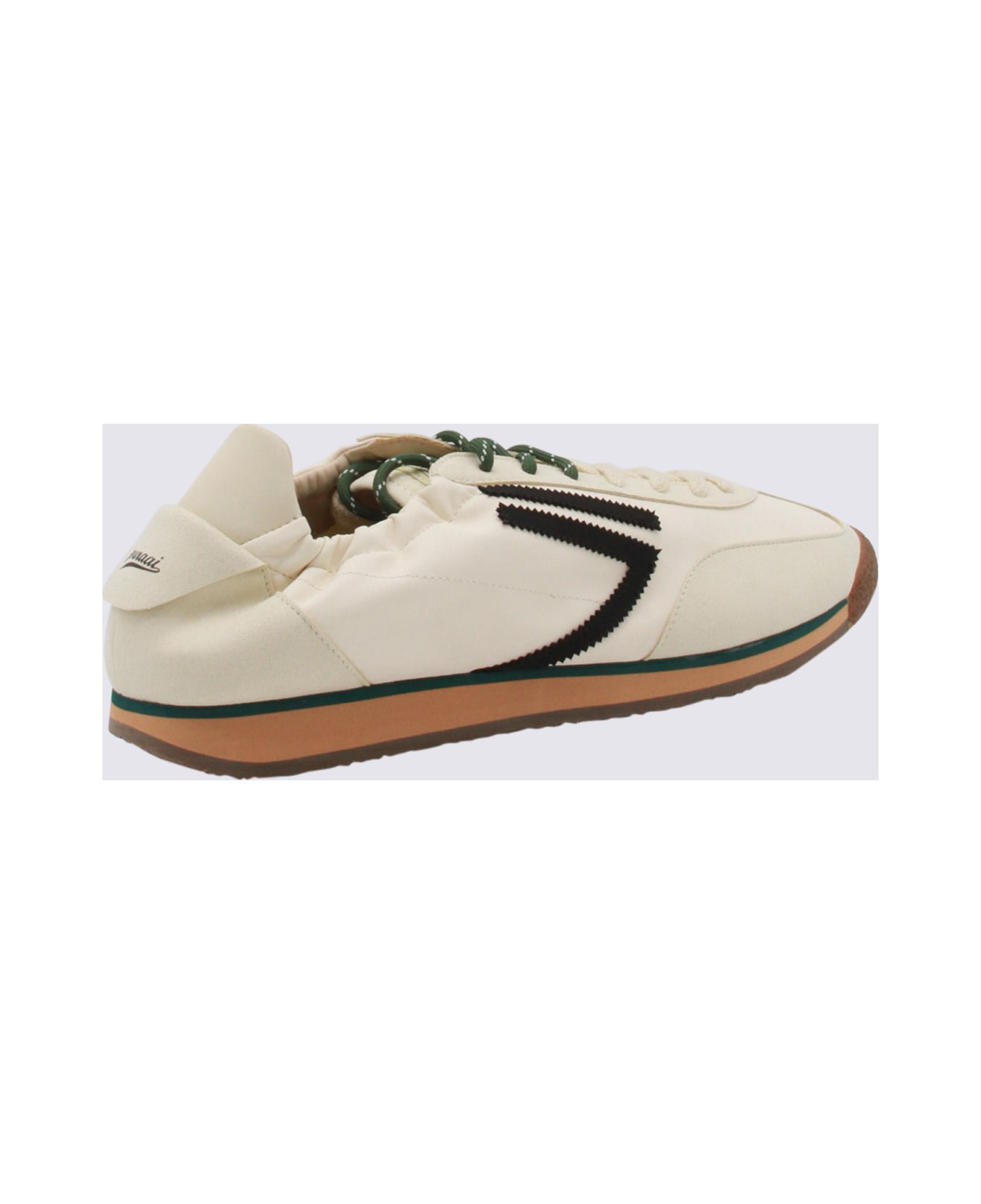 Puraai White Leather Sneakers - White