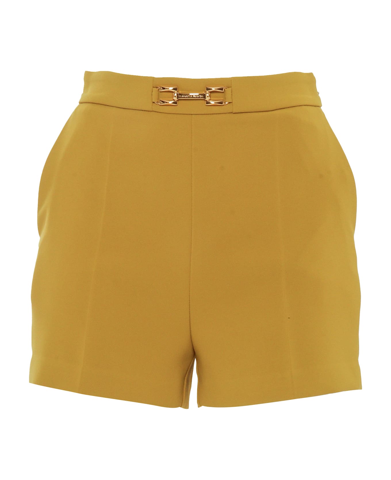 Elisabetta Franchi Yellow Shorts - YELLOW