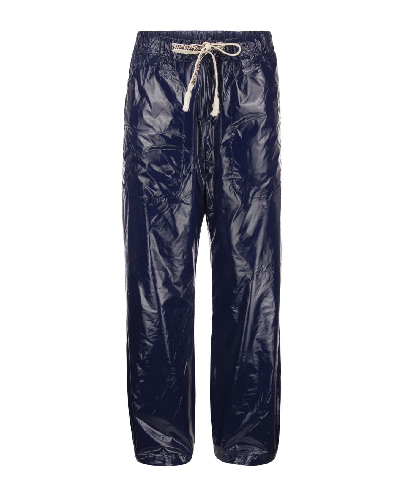 Etro Nylon Drawstring Trousers - Blue スウェットパンツ