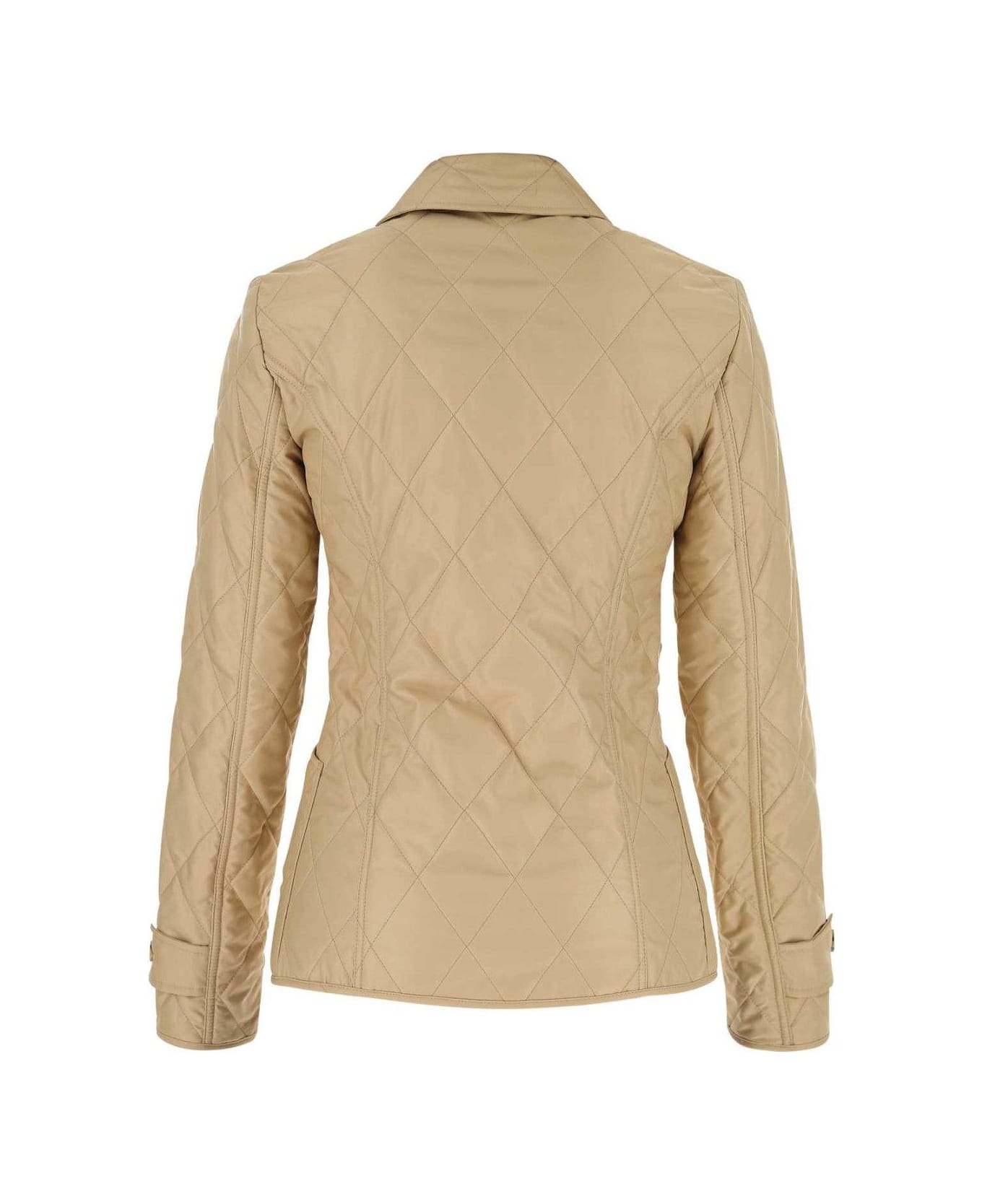 Burberry Quilted Thermoregulated Jacket - NEUTRALS