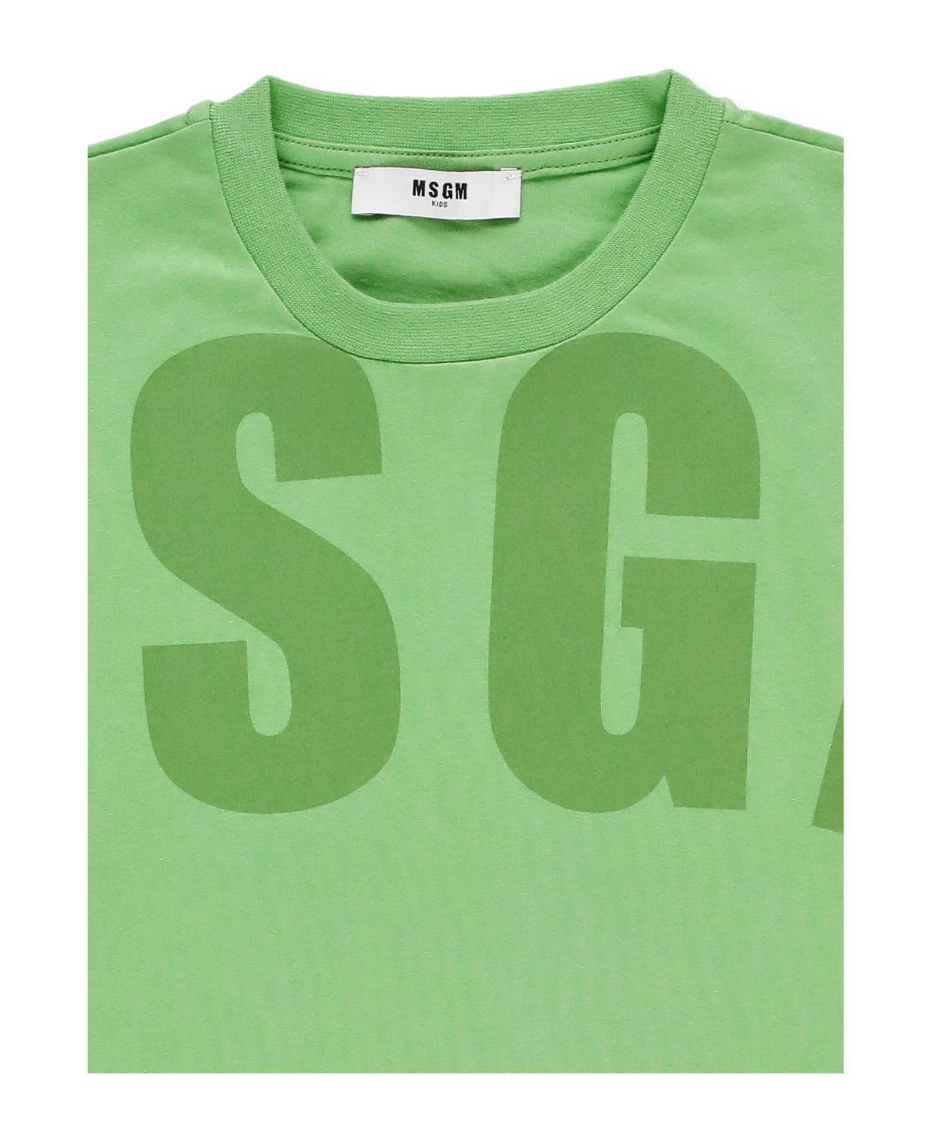 MSGM Cotton T-shirt - Green