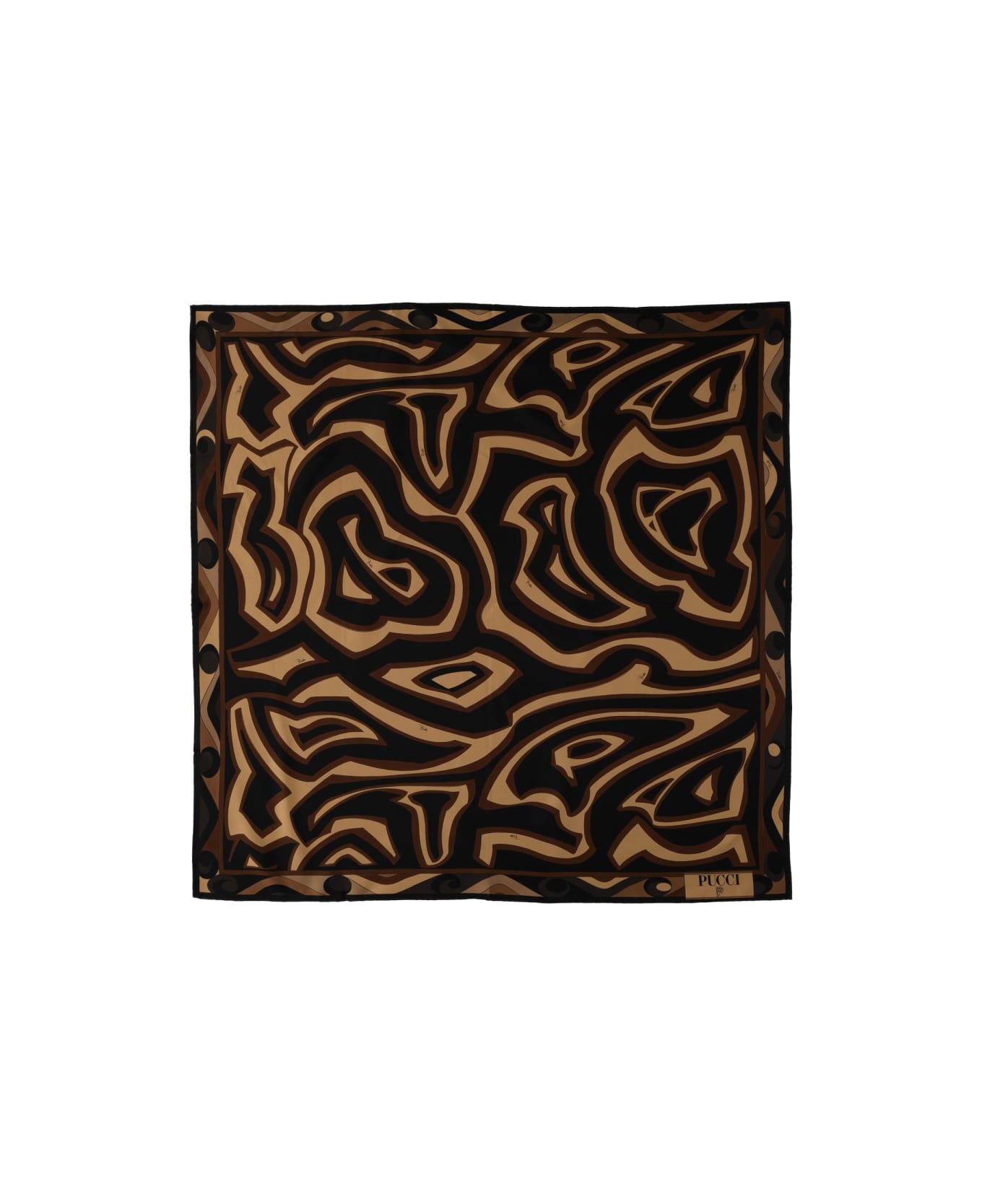 Pucci Silk Scarf - GOLD