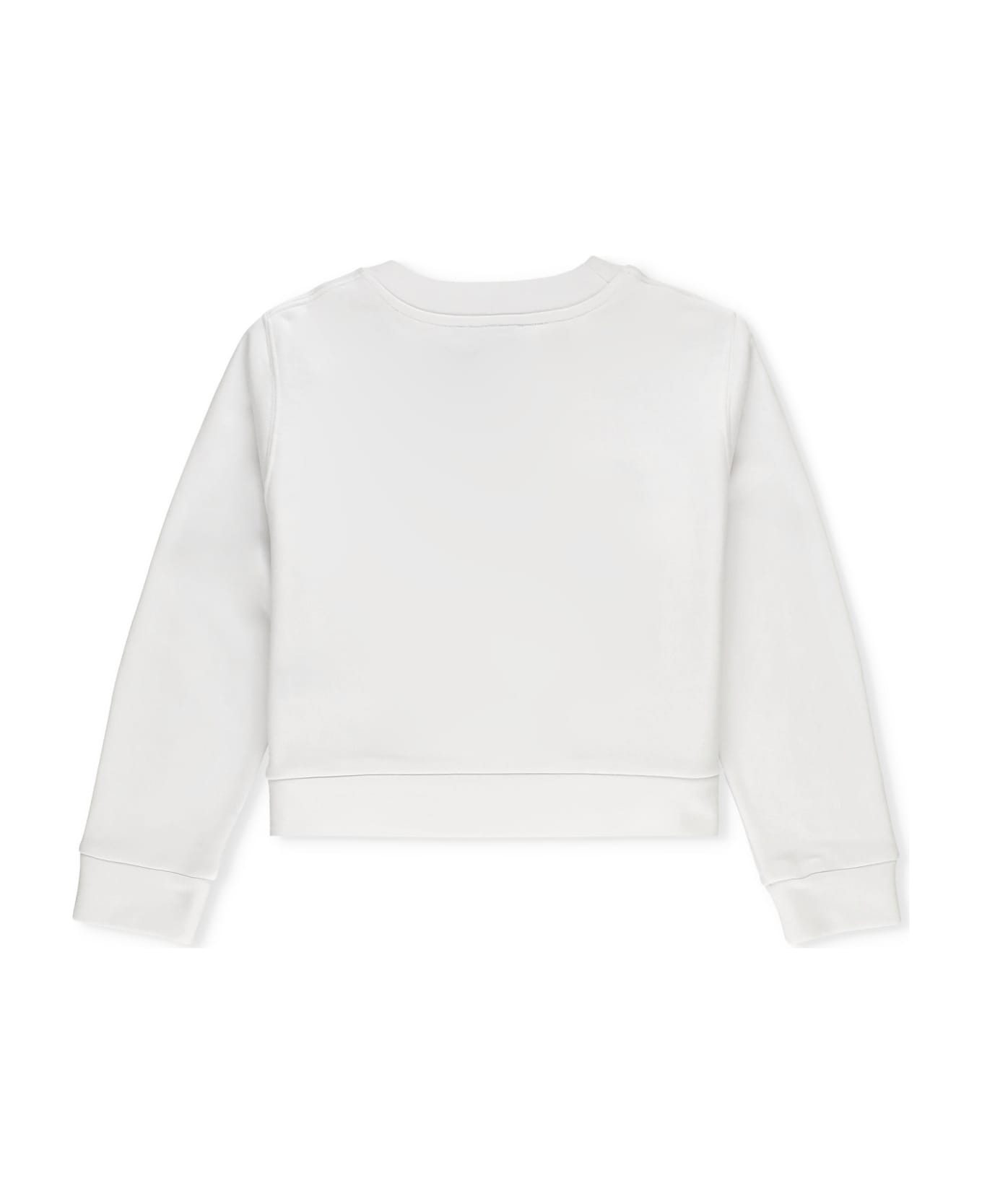Dolce & Gabbana Sweatshirt With Logo - White ニットウェア＆スウェットシャツ